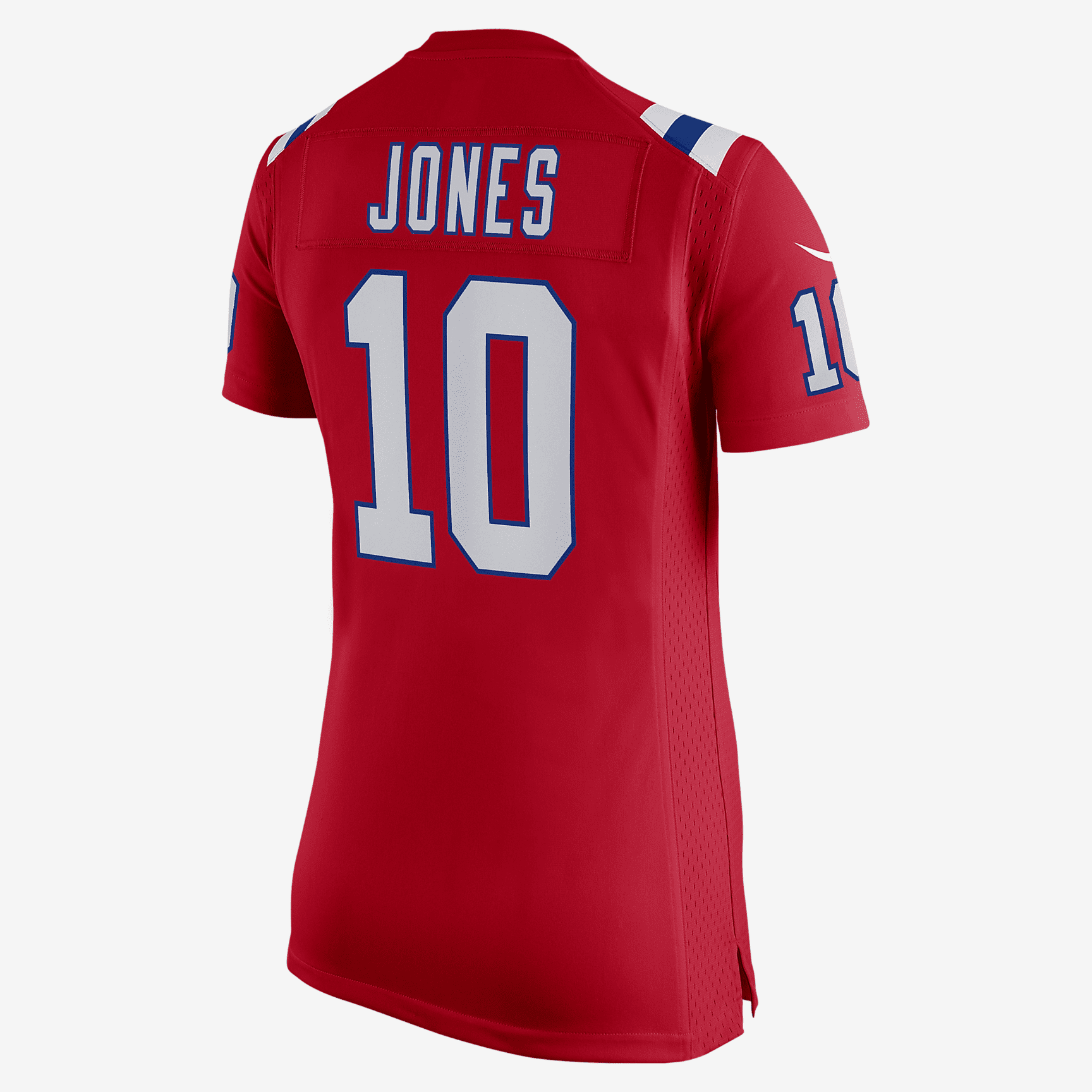 NFL New England Patriots (Mac Jones) Women's Game Football Jersey - Red