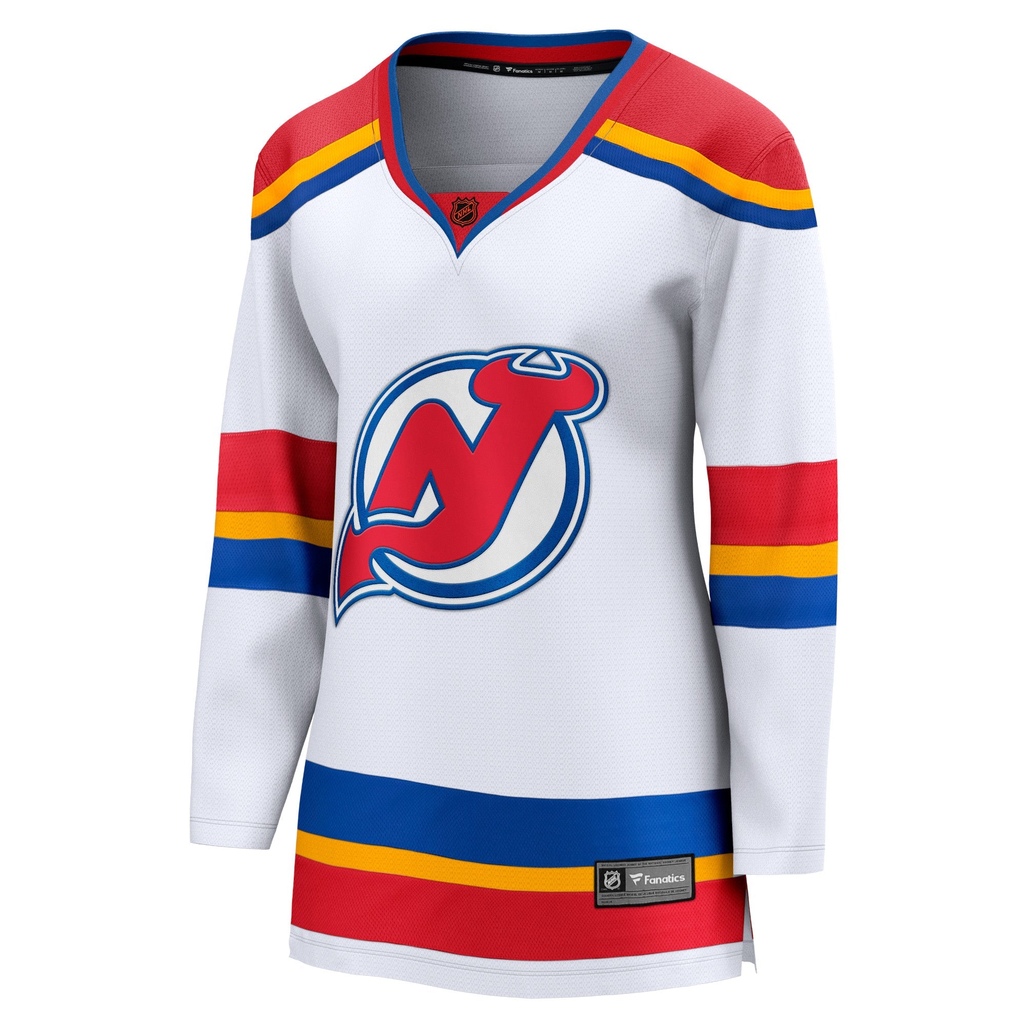 Women's Fanatics Branded White New Jersey Devils Special Edition 2.0 Breakaway Blank Jersey