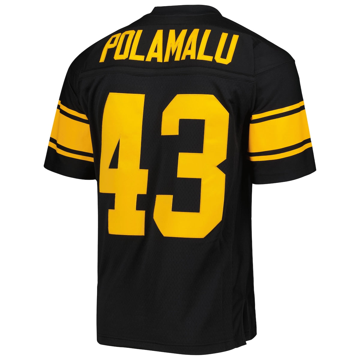 Men's Troy Polamalu Mitchell & Ness Steelers Legacy Replica Jersey - Black