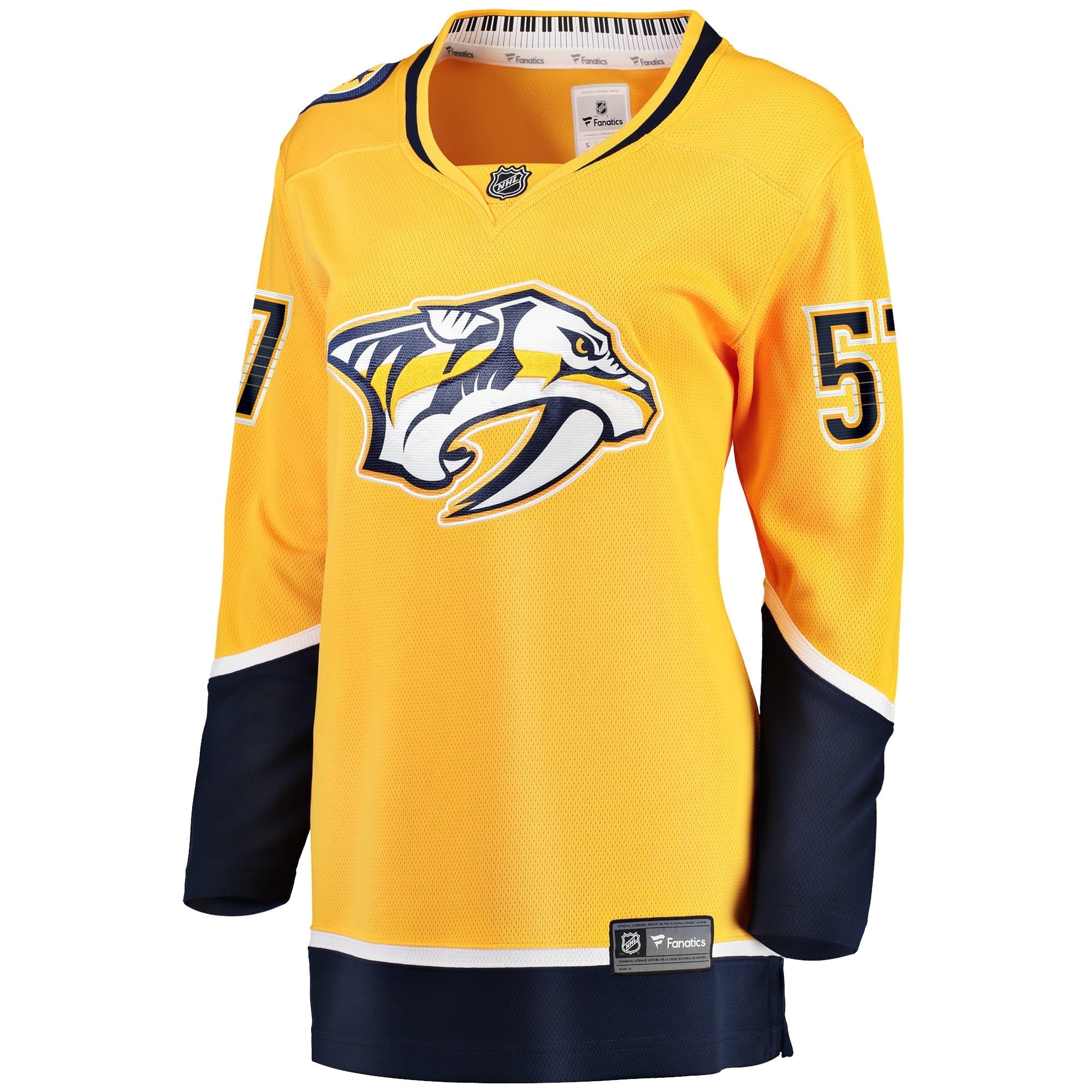 Women's Fanatics Branded Dante Fabbro Gold Nashville Predators Home Breakaway Player Jersey