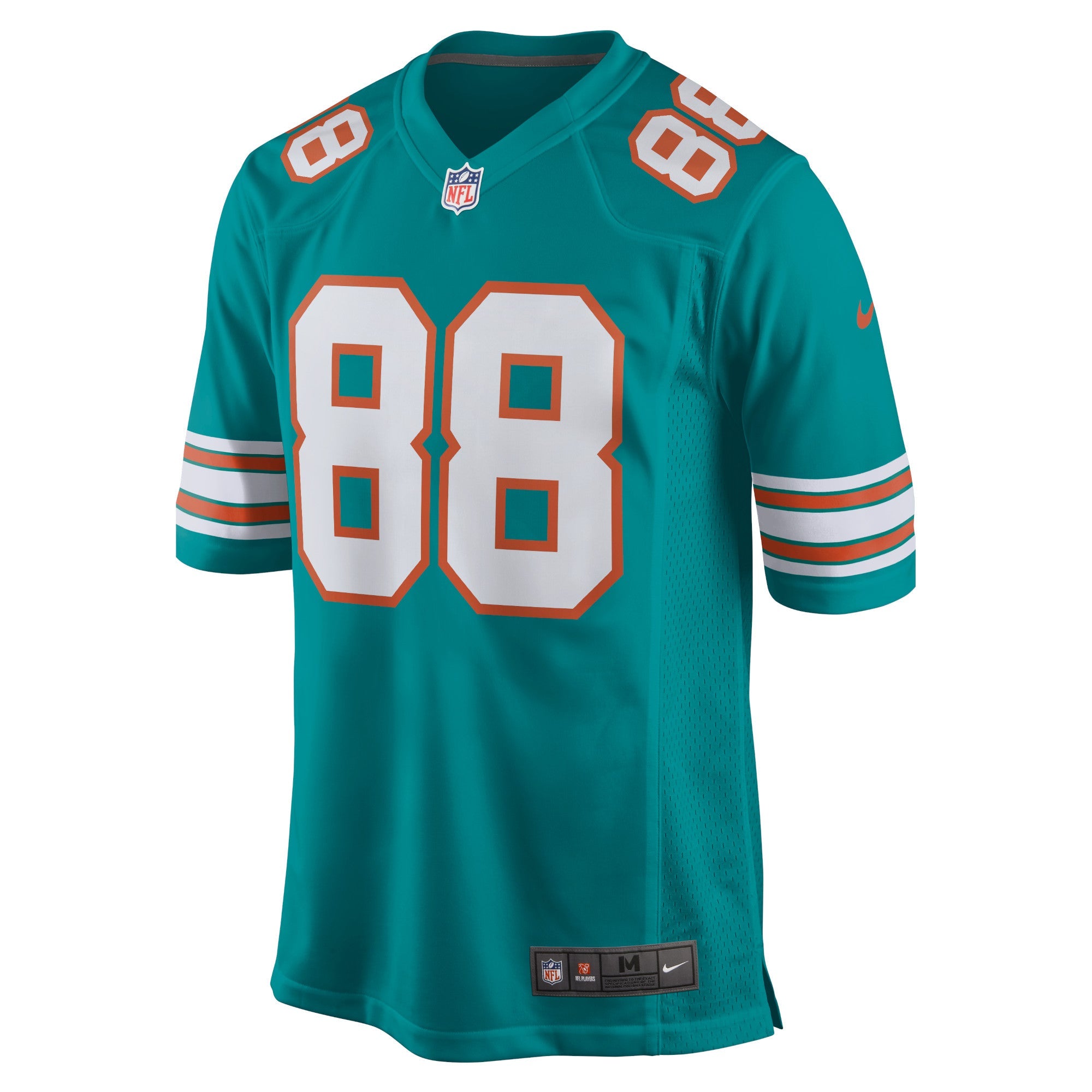 Men's Nike Mike Gesicki Aqua Miami Dolphins Alternate Game Jersey