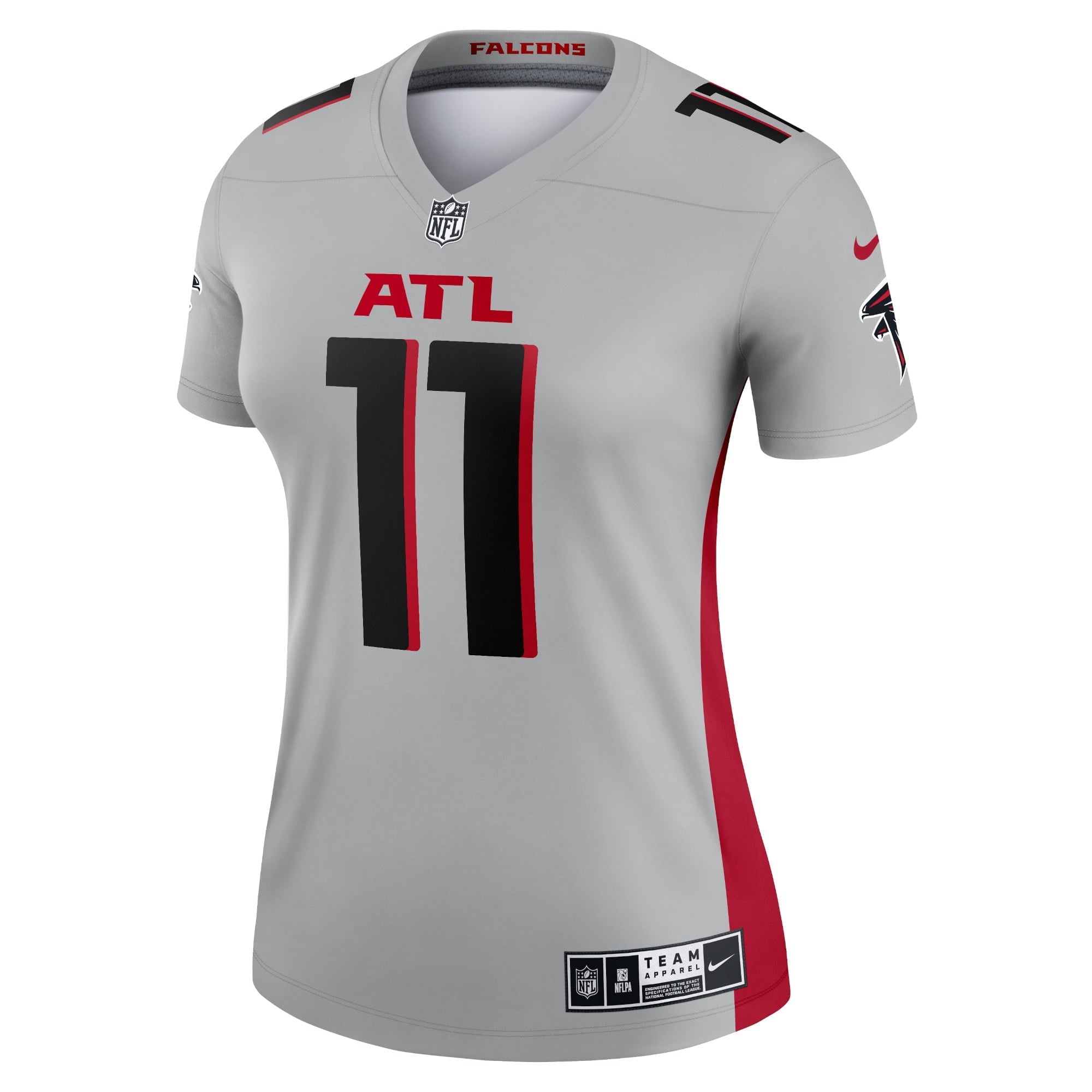 Women's Nike Julio Jones Silver Atlanta Falcons Inverted Legend Jersey