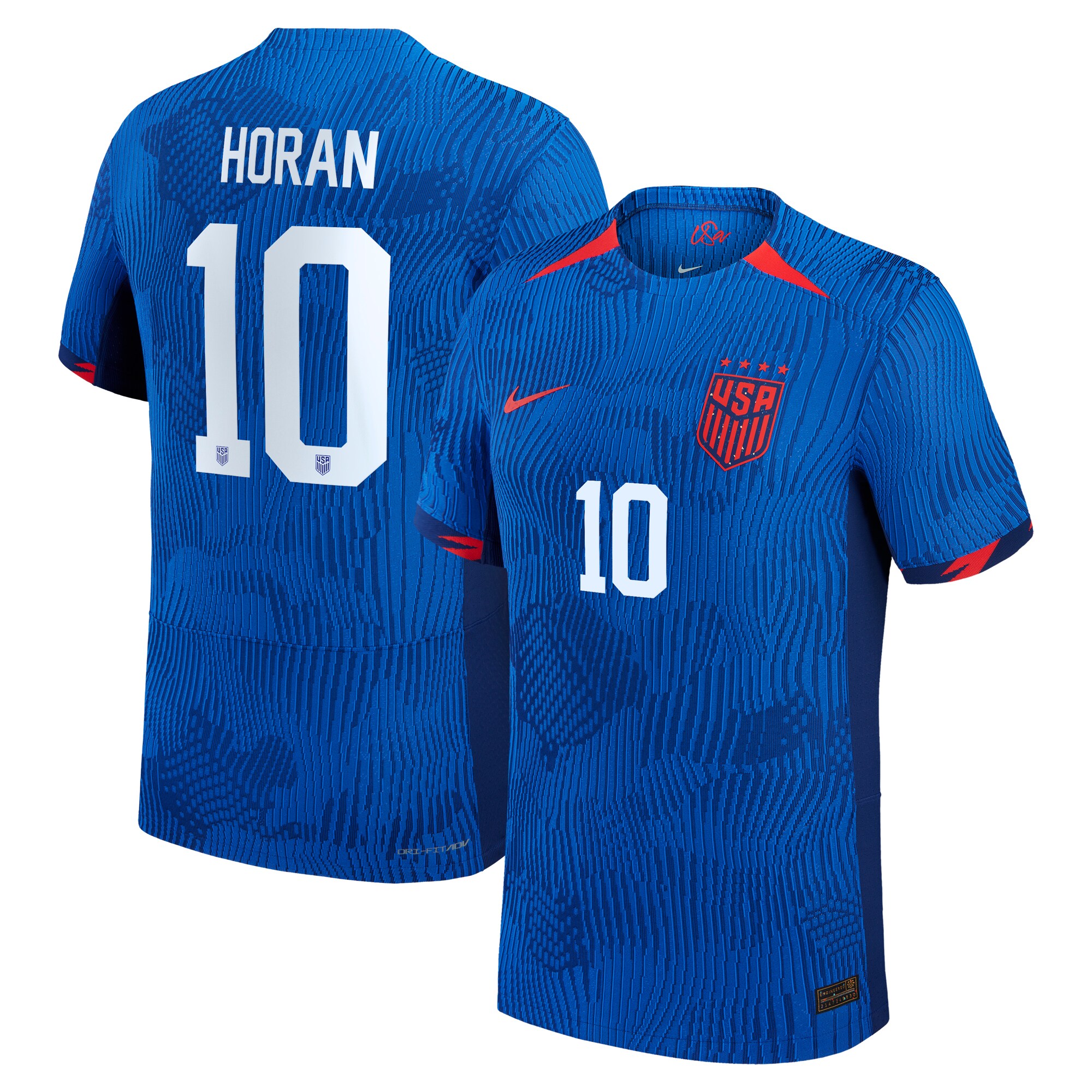 Lindsey Horan USWNT Nike 2023 Away Authentic Jersey - Royal