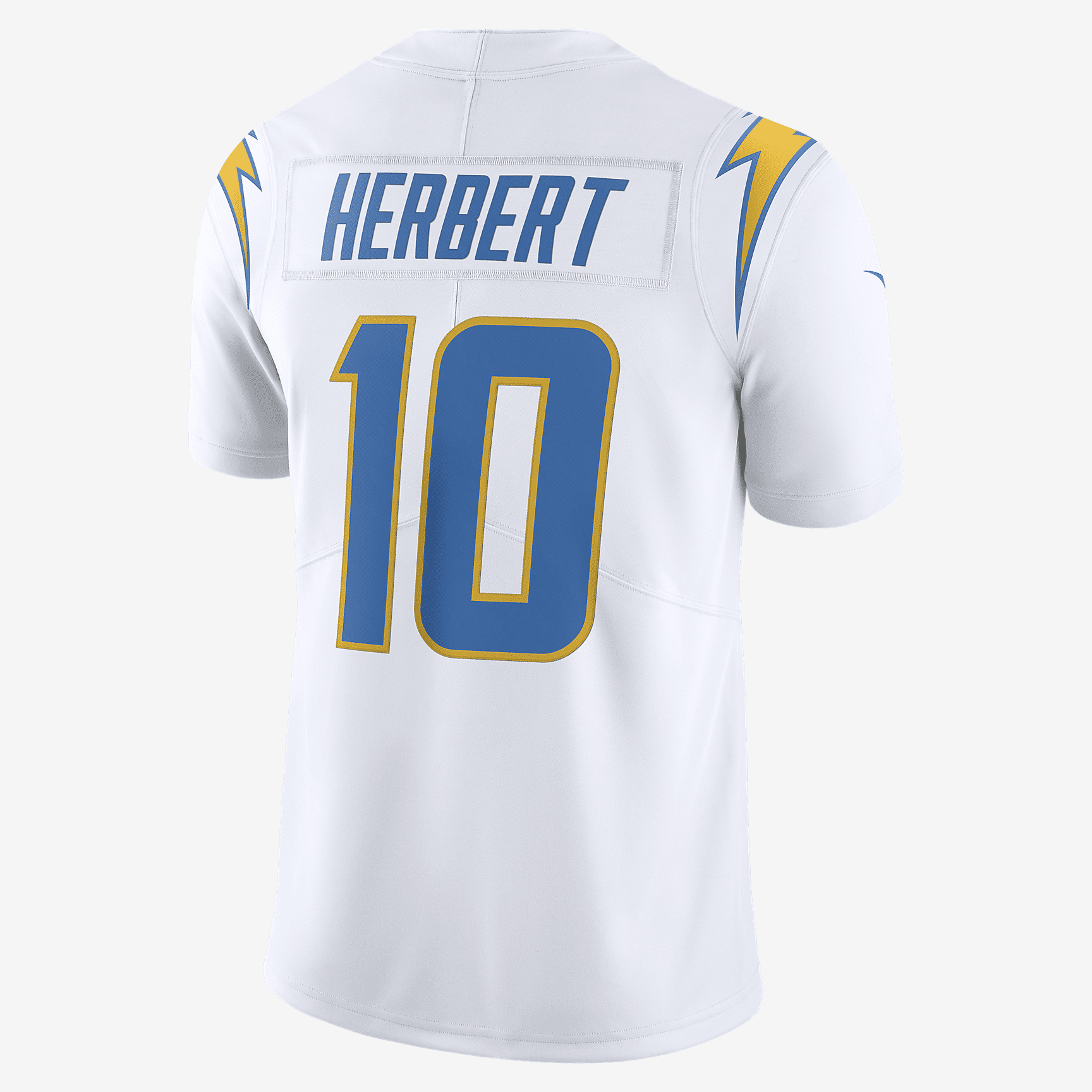 NFL Los Angeles Chargers (Justin Herbet) Men's Game Football Jersey - White