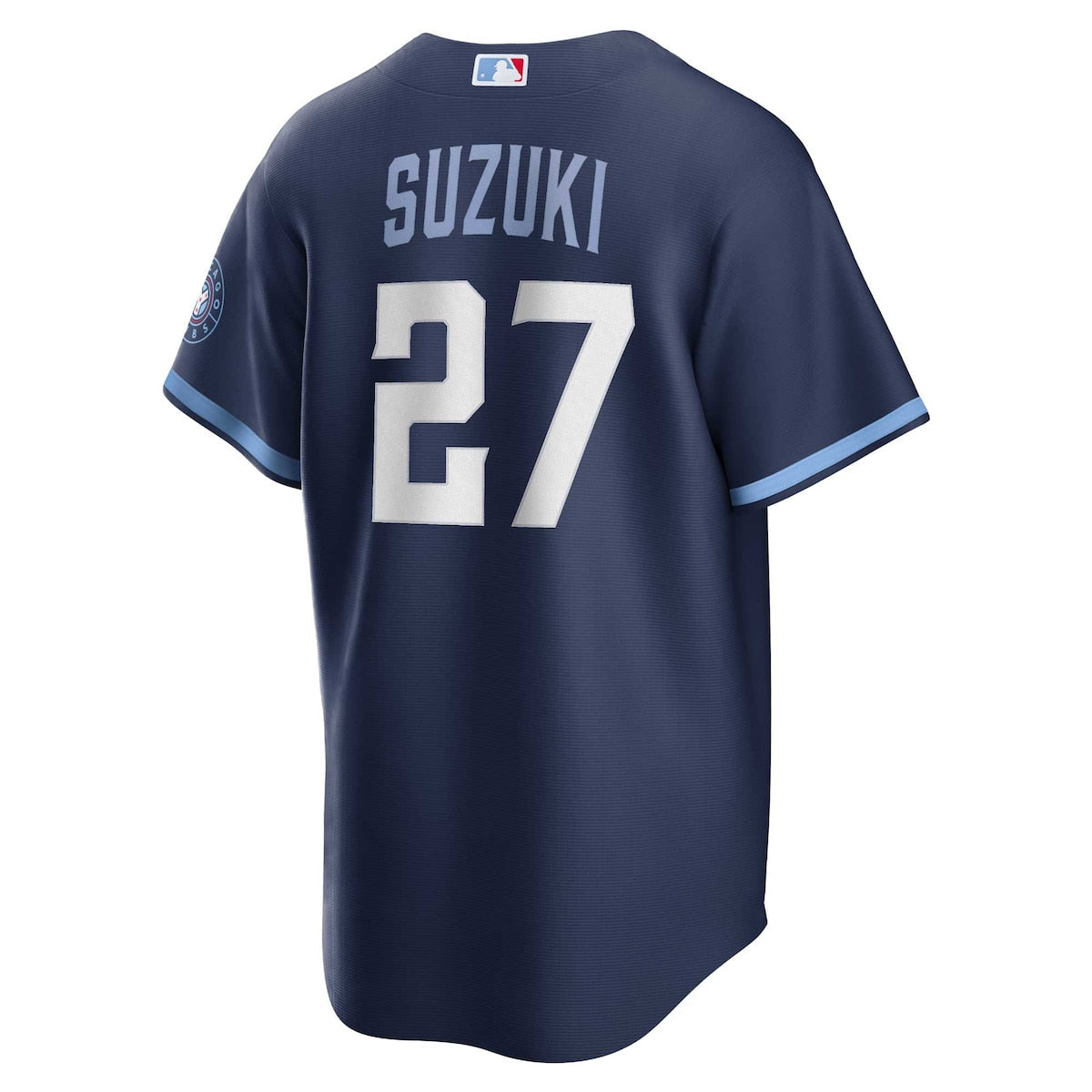 Men's Seiya Suzuki Nike Cubs City Connect Replica Jersey - Navy