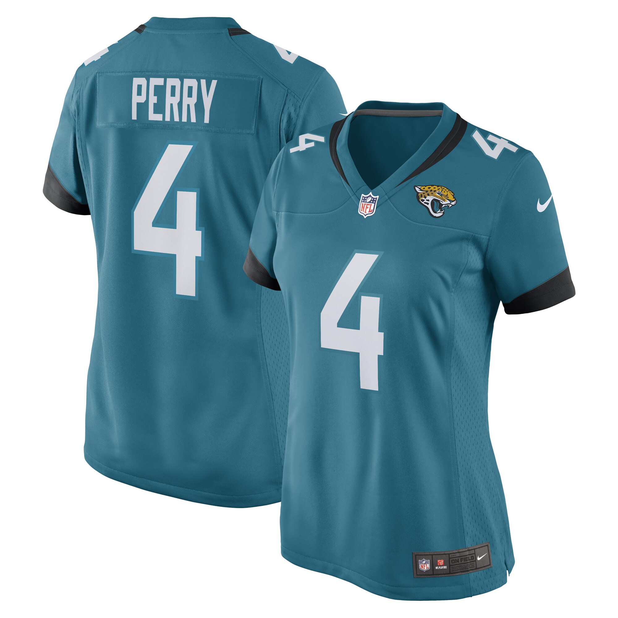 E.J. Perry Jacksonville Jaguars Nike Women's Game Player Jersey - Teal
