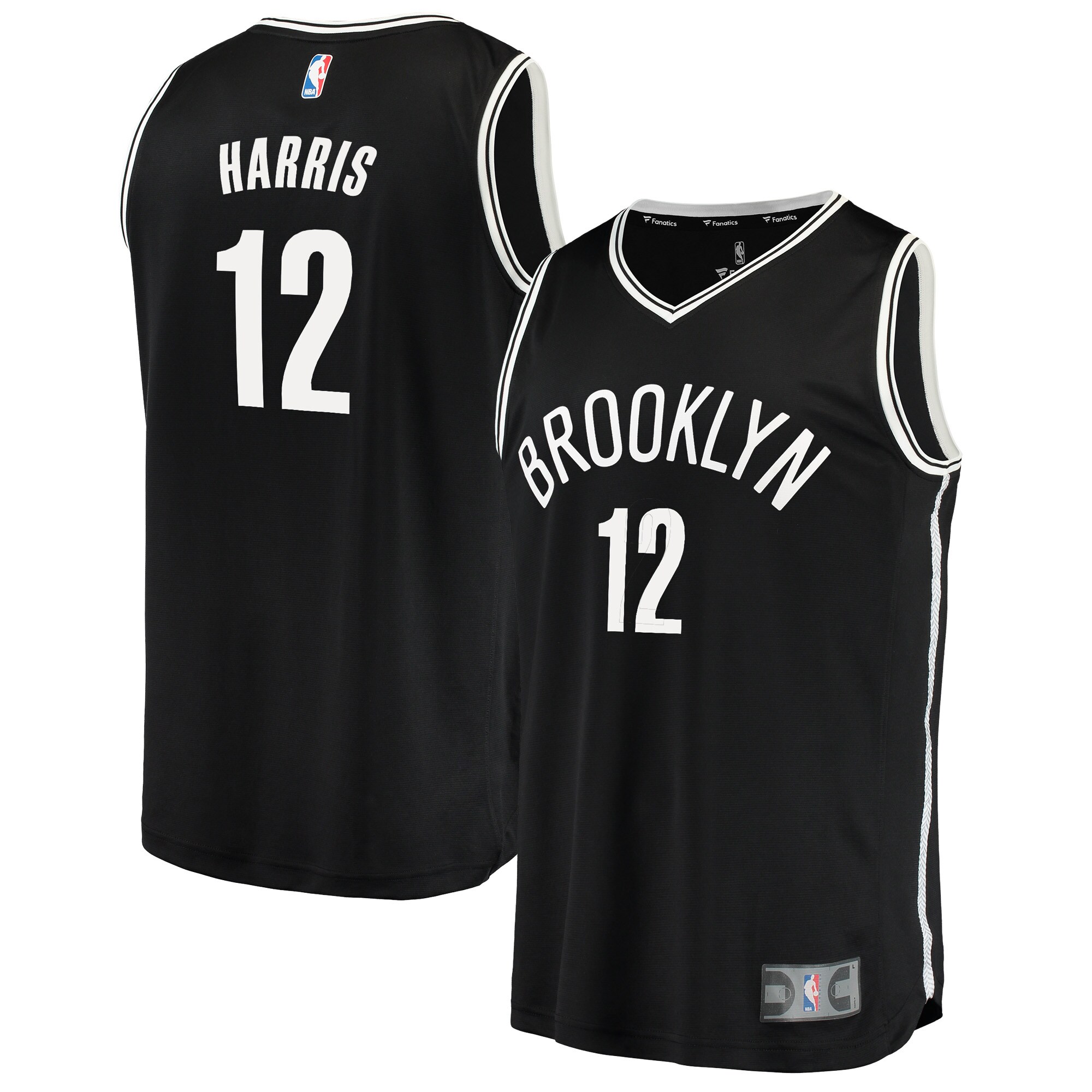 Joe Harris Brooklyn Nets Fanatics Branded Fast Break Replica Player Jersey - Icon Edition - Black