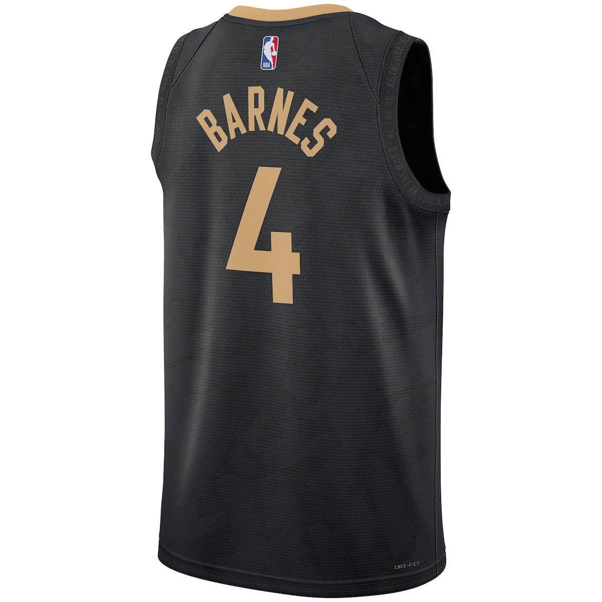 Men's Scottie Barnes Nike Raptors 2022/23 Swingman Jersey City Edition - Black