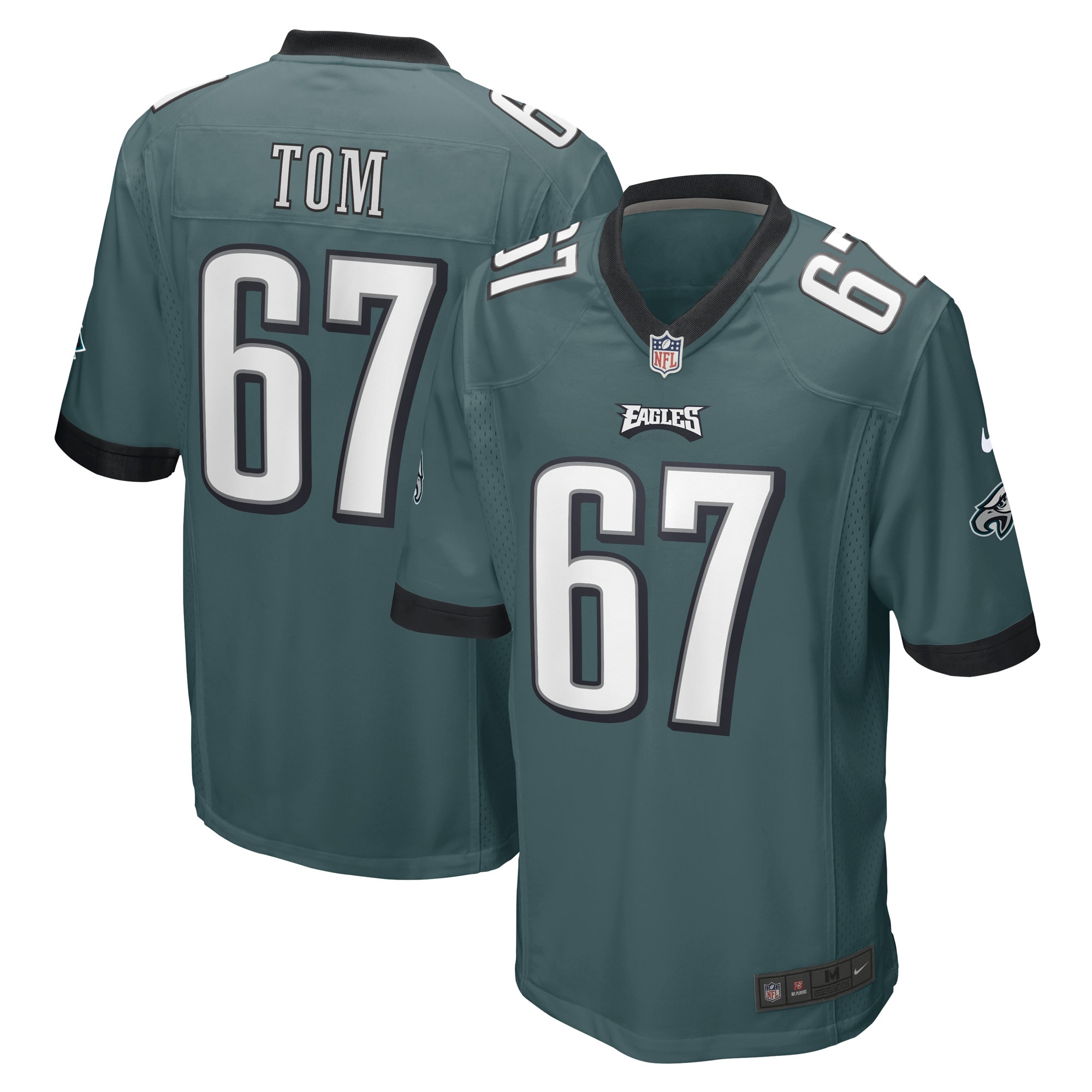 Cameron Tom Philadelphia Eagles Nike Game Player Jersey - Midnight Green