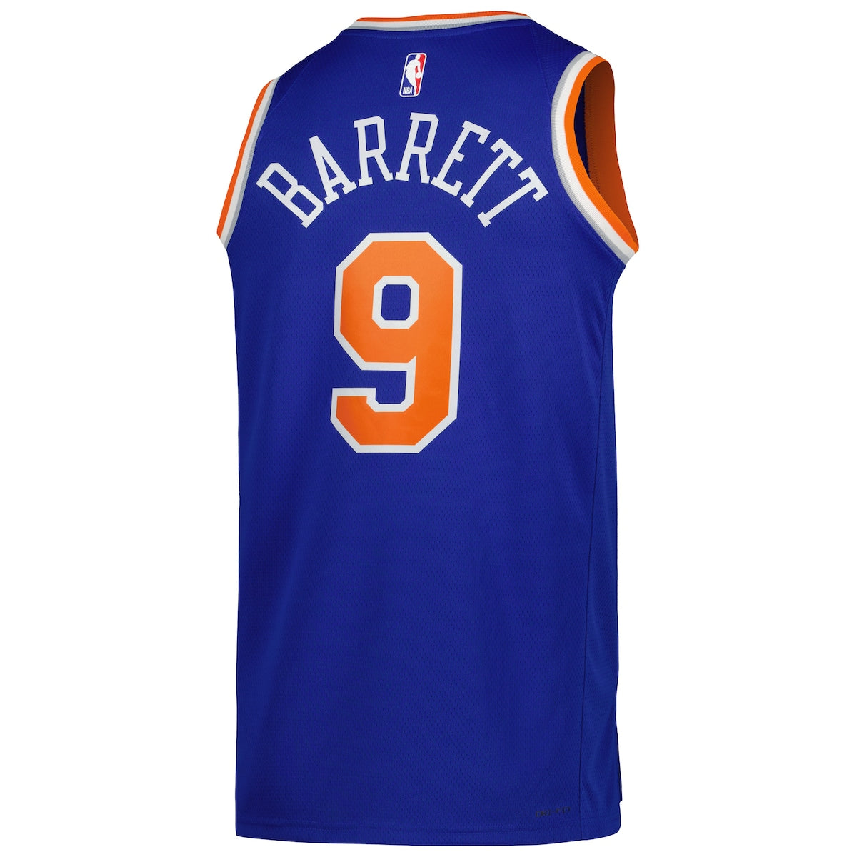 Men's RJ Barrett Nike Knicks 2022/23 Swingman Jersey Icon Edition - Blue