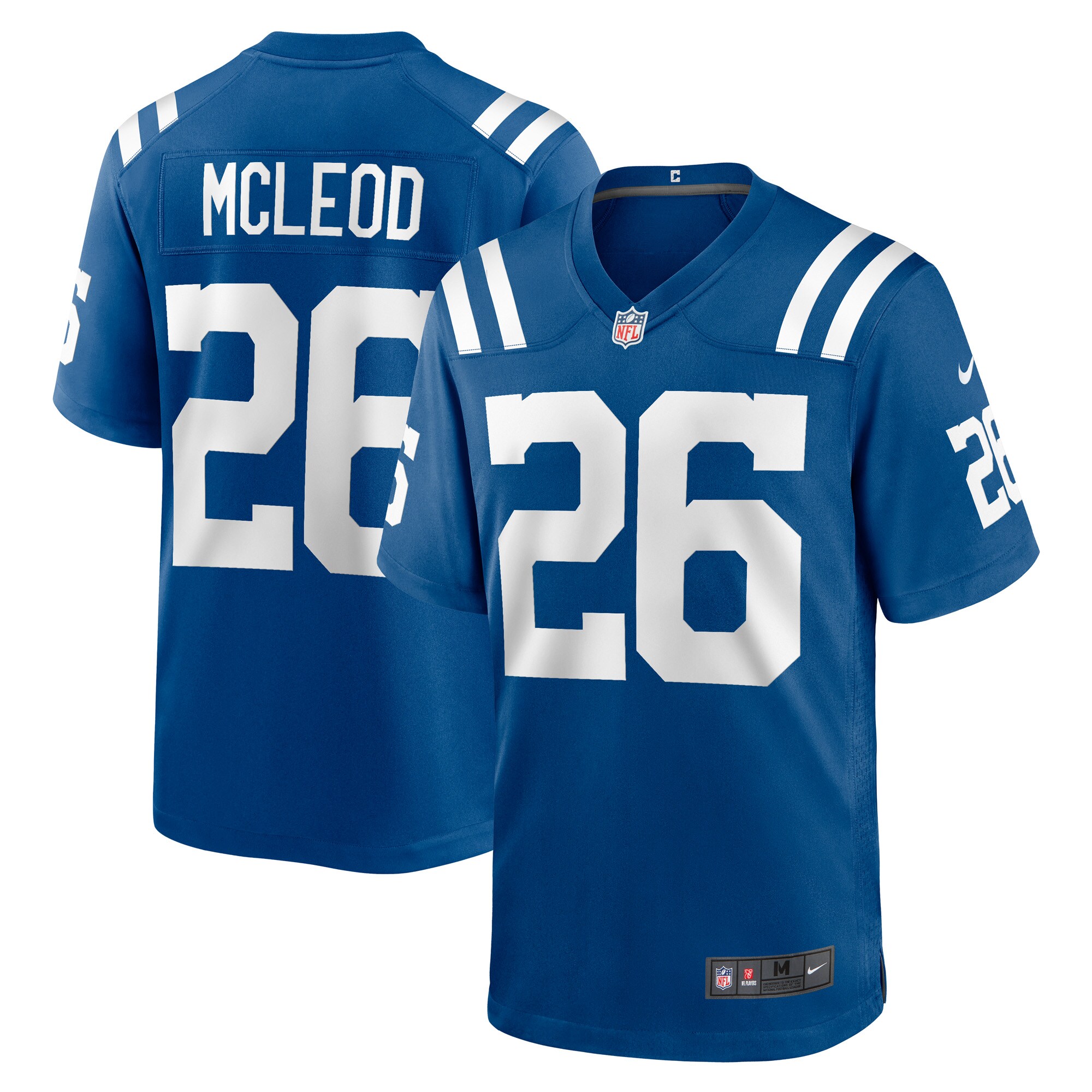 Rodney McLeod Indianapolis Colts Nike Player Game Jersey - Royal