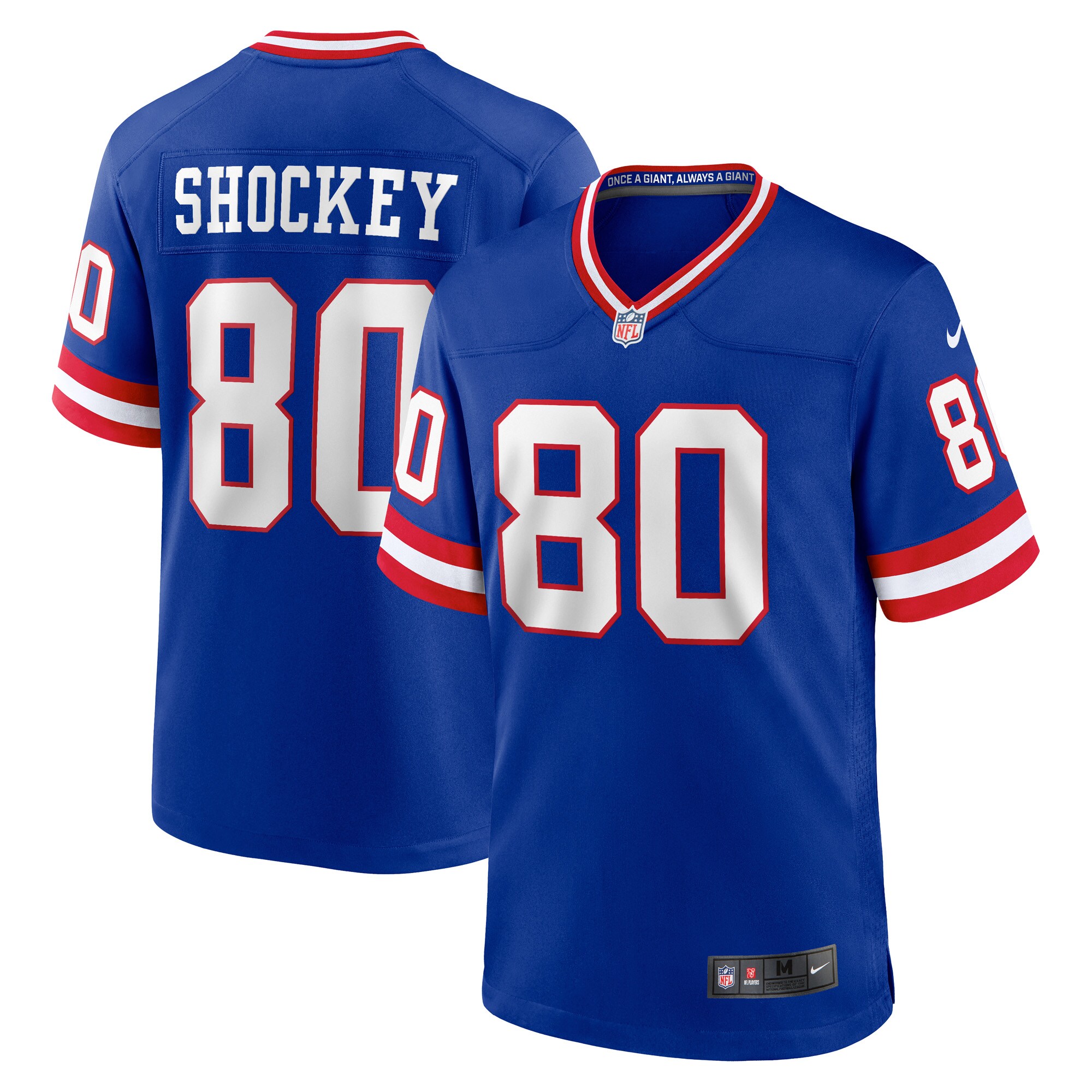 Jeremy Shockey New York Giants Nike Classic Retired Player Game Jersey - Royal
