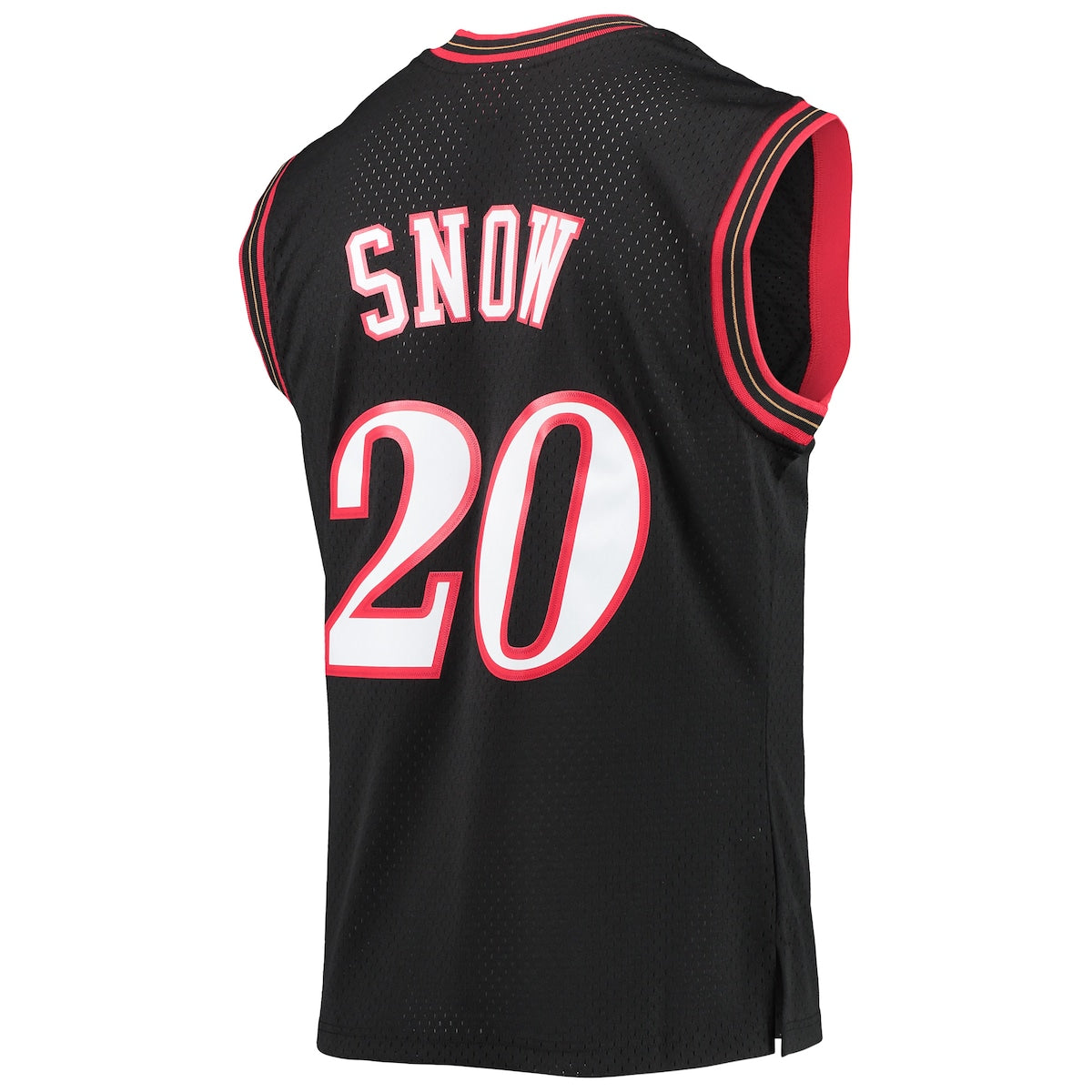 Men's Eric Snow Mitchell & Ness 76ers Swingman Jersey - Black
