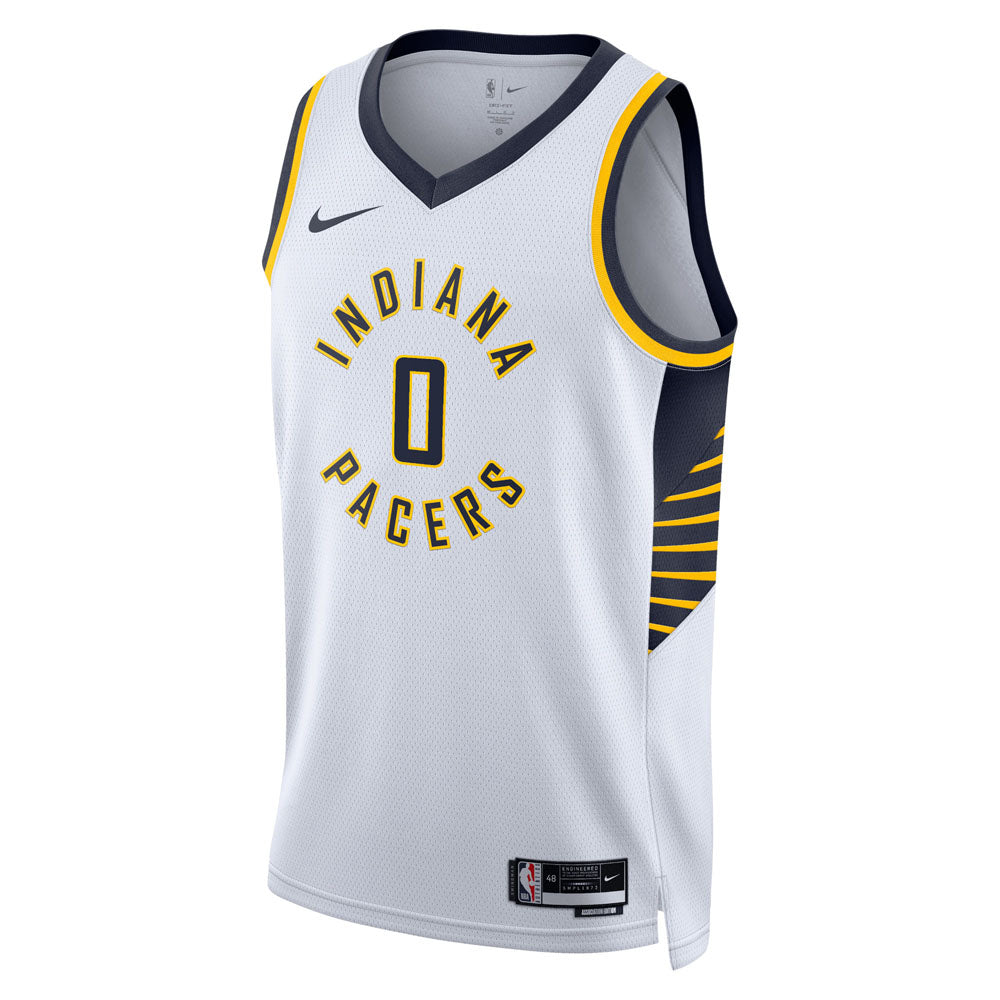 Men's Indiana Pacers Tyrese Haliburton Association Jersey - White