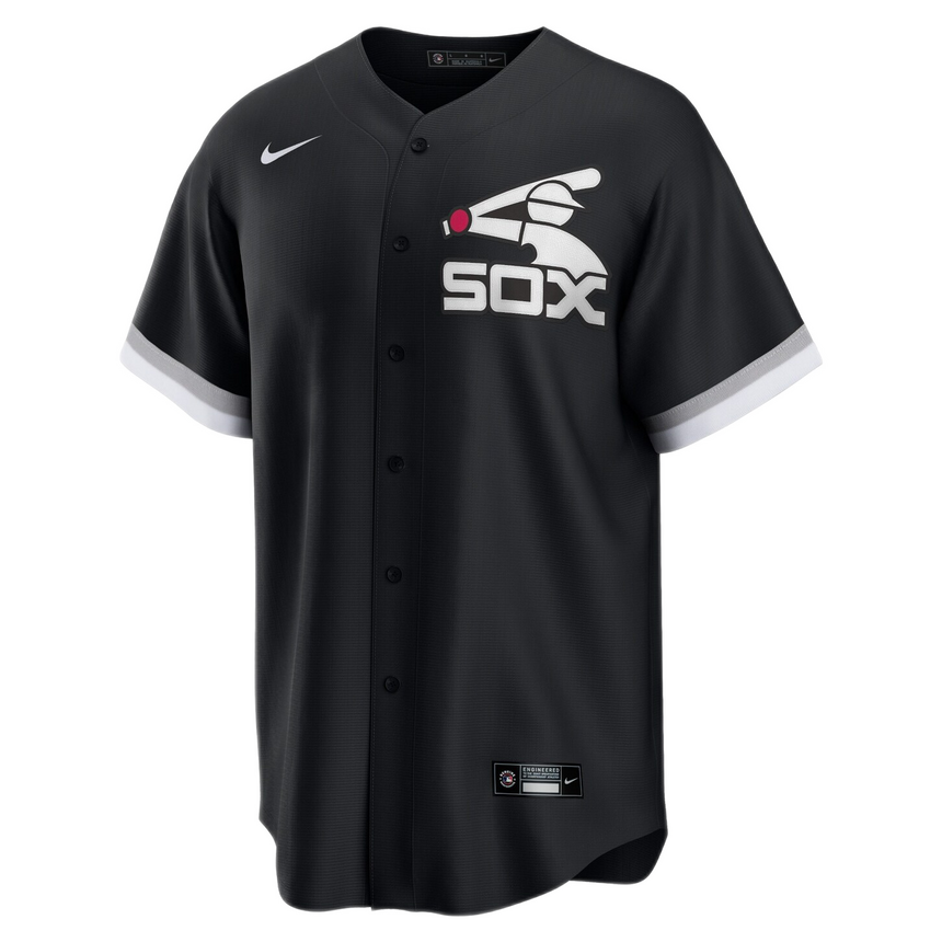 Men's Luis Robert Chicago White Sox Black Alternate Spring Training Premium Replica Jersey