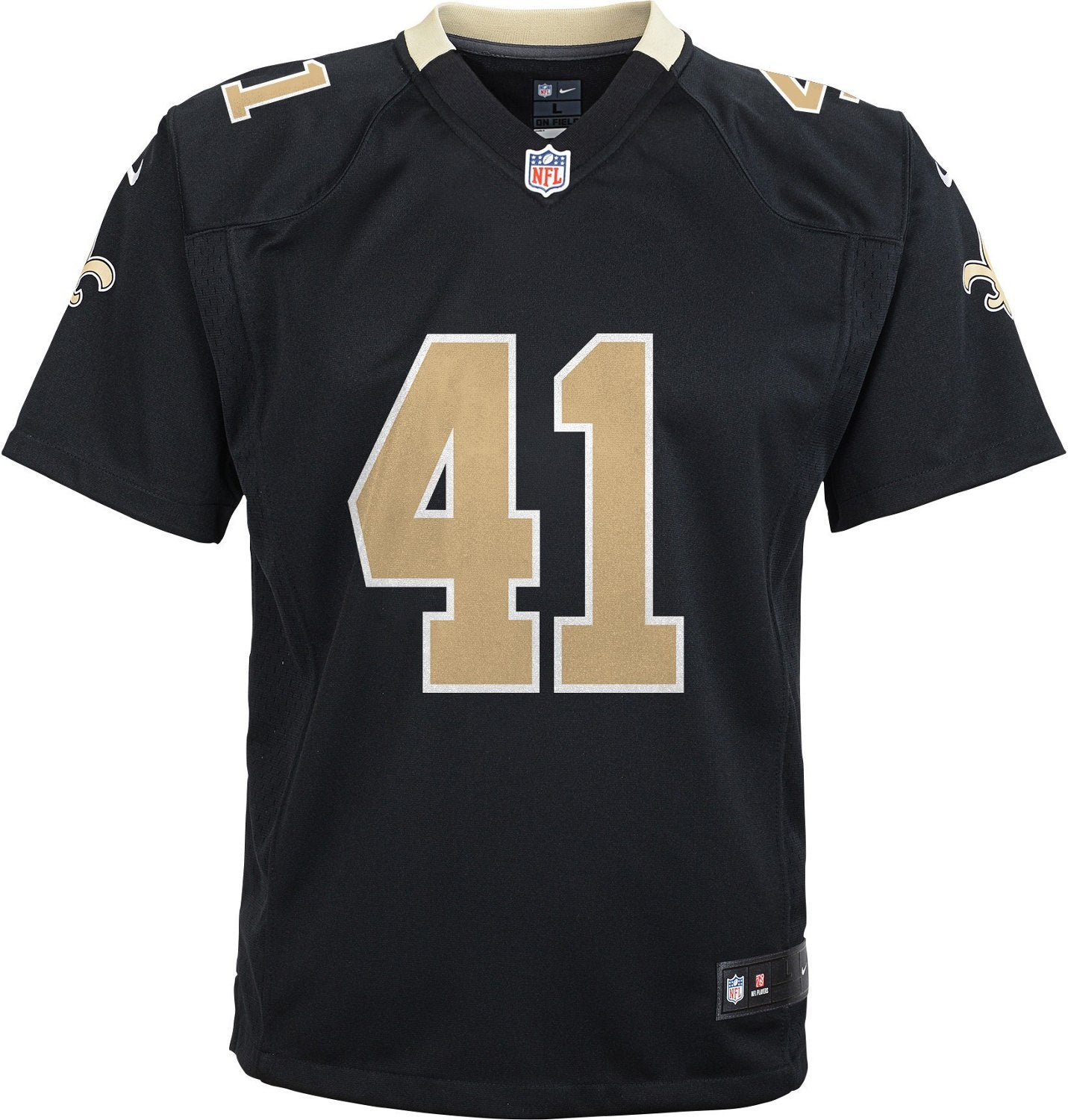 Nike Boys' New Orleans Saints Alvin Kamara 41 Game Team Jersey