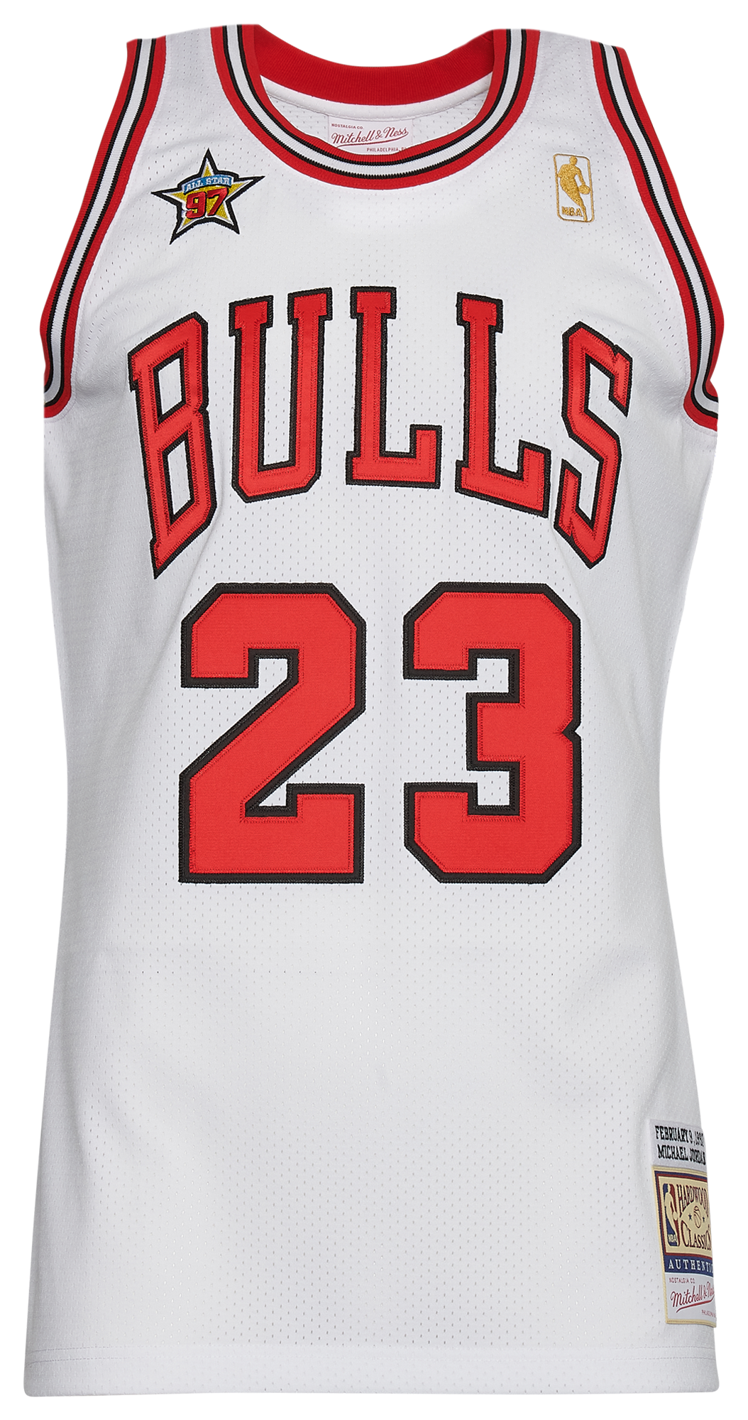 Men's  Mitchell & Ness Bulls All Star Game Jersey - White