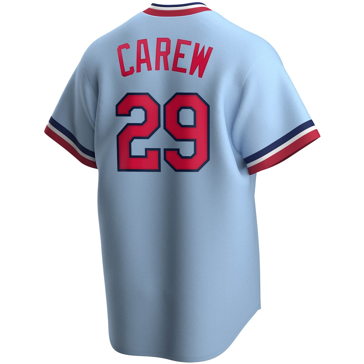 Men's Rod Carew Nike Twins Road Cooperstown Jersey - Blue