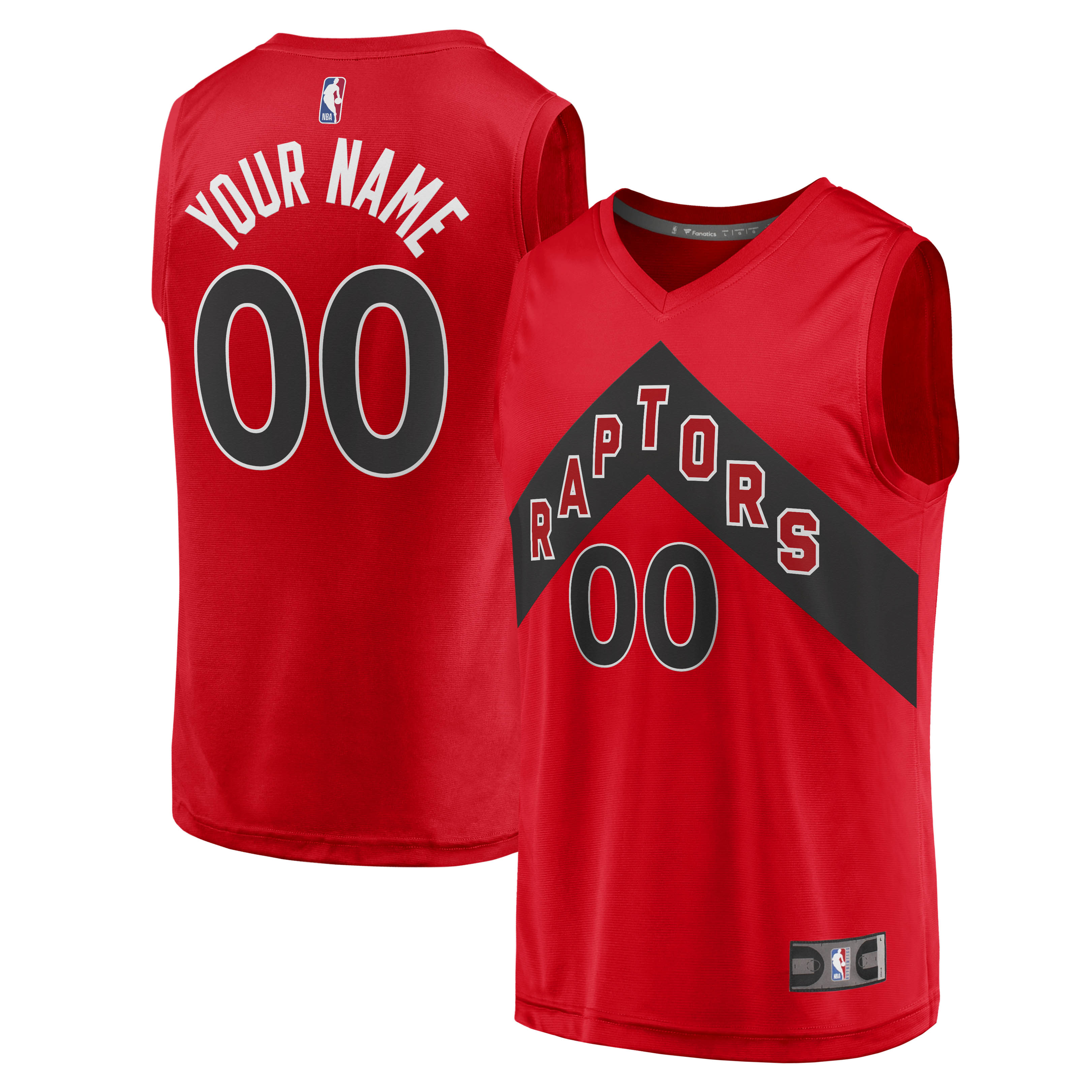 Toronto Raptors Fanatics Branded 2020 Fast Break Replica Custom Jersey - Icon Edition - Red