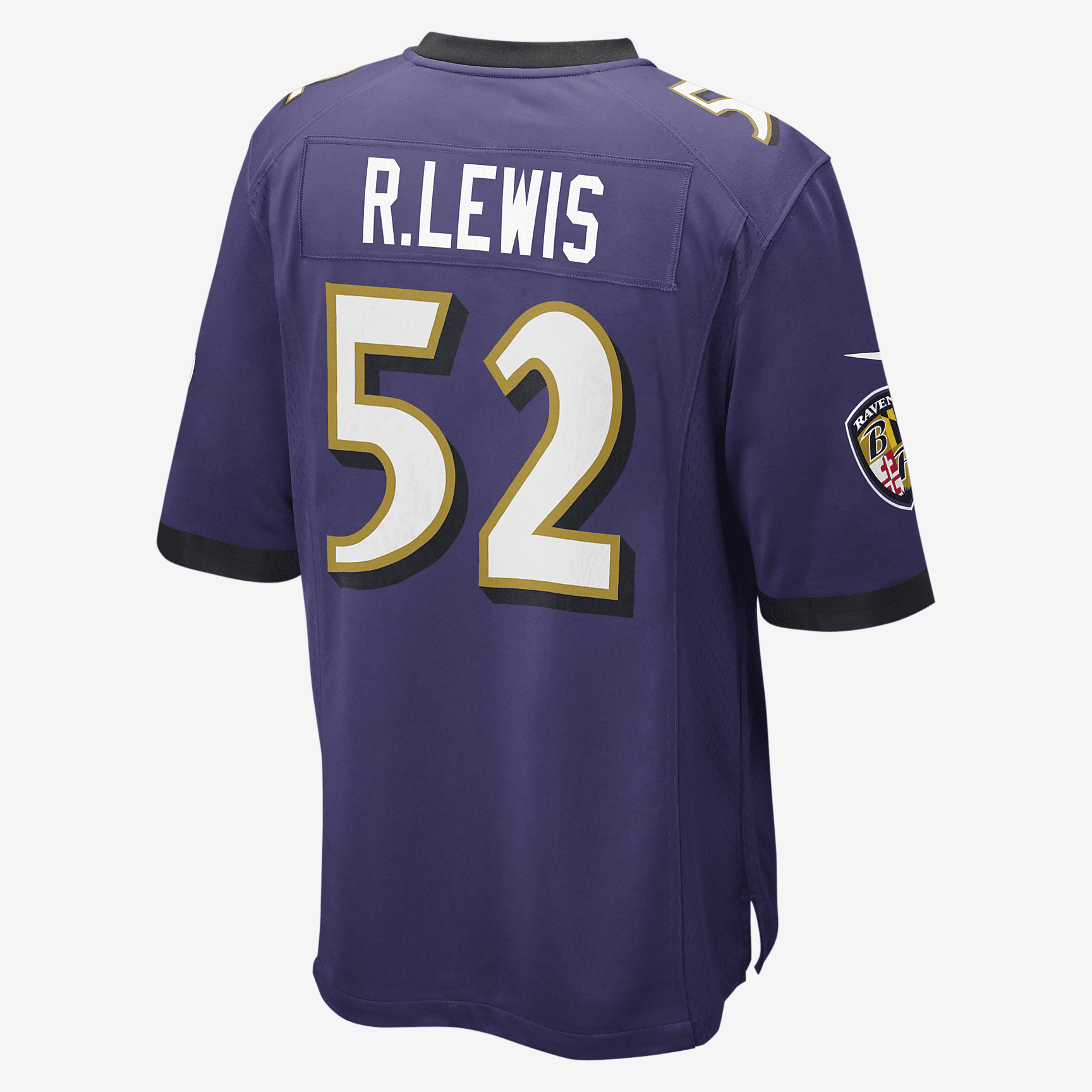 NFL Baltimore Ravens (Ray Lewis) Men's Football Home Game Jersey - New Orchid/Black