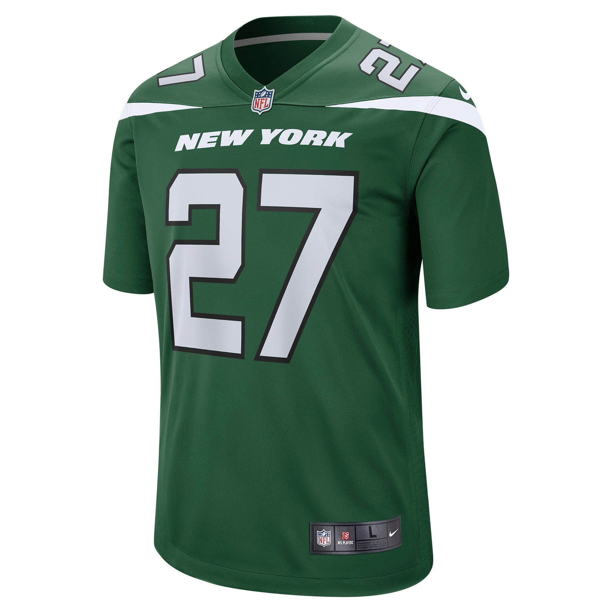 Men's Nike Zonovan Knight Gotham Green New York Jets Game Player Jersey