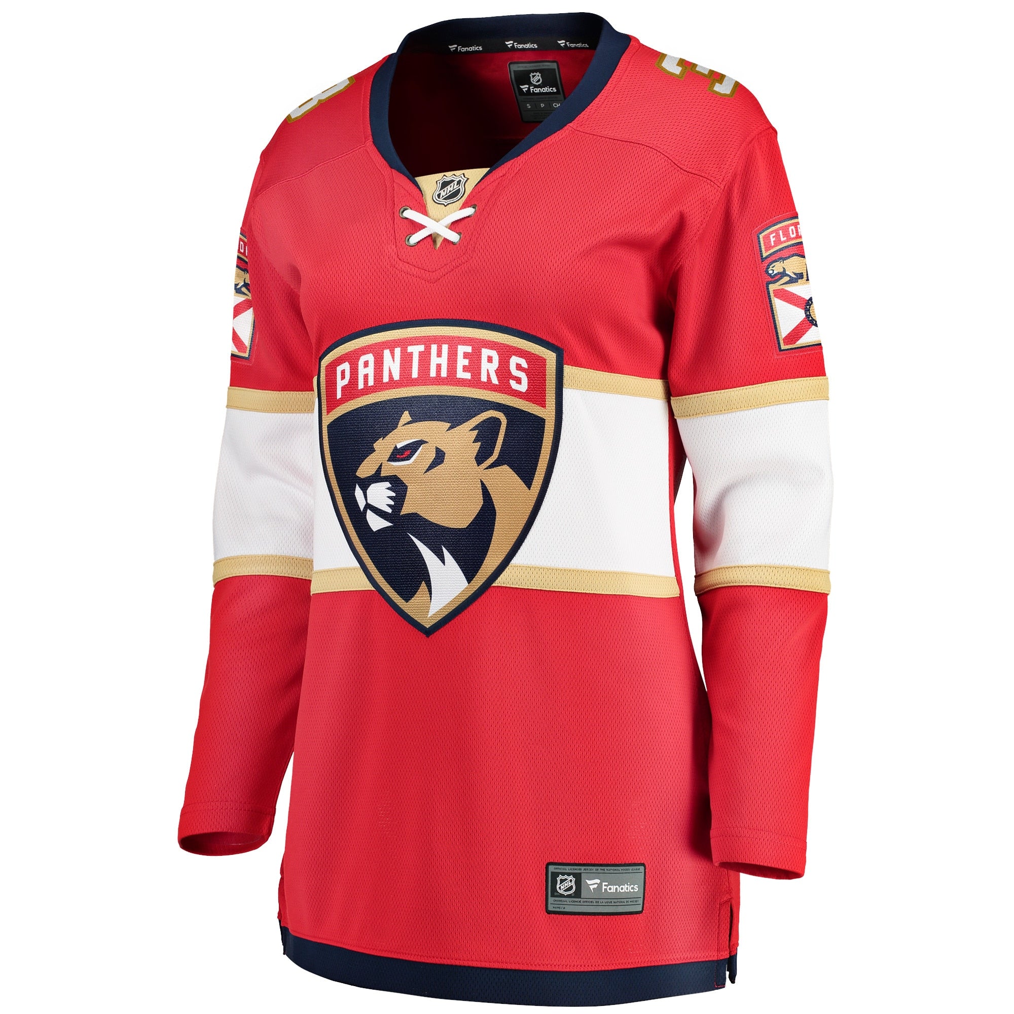 Women's Fanatics Branded Matt Kiersted Red Florida Panthers Home Team Breakaway Player Jersey