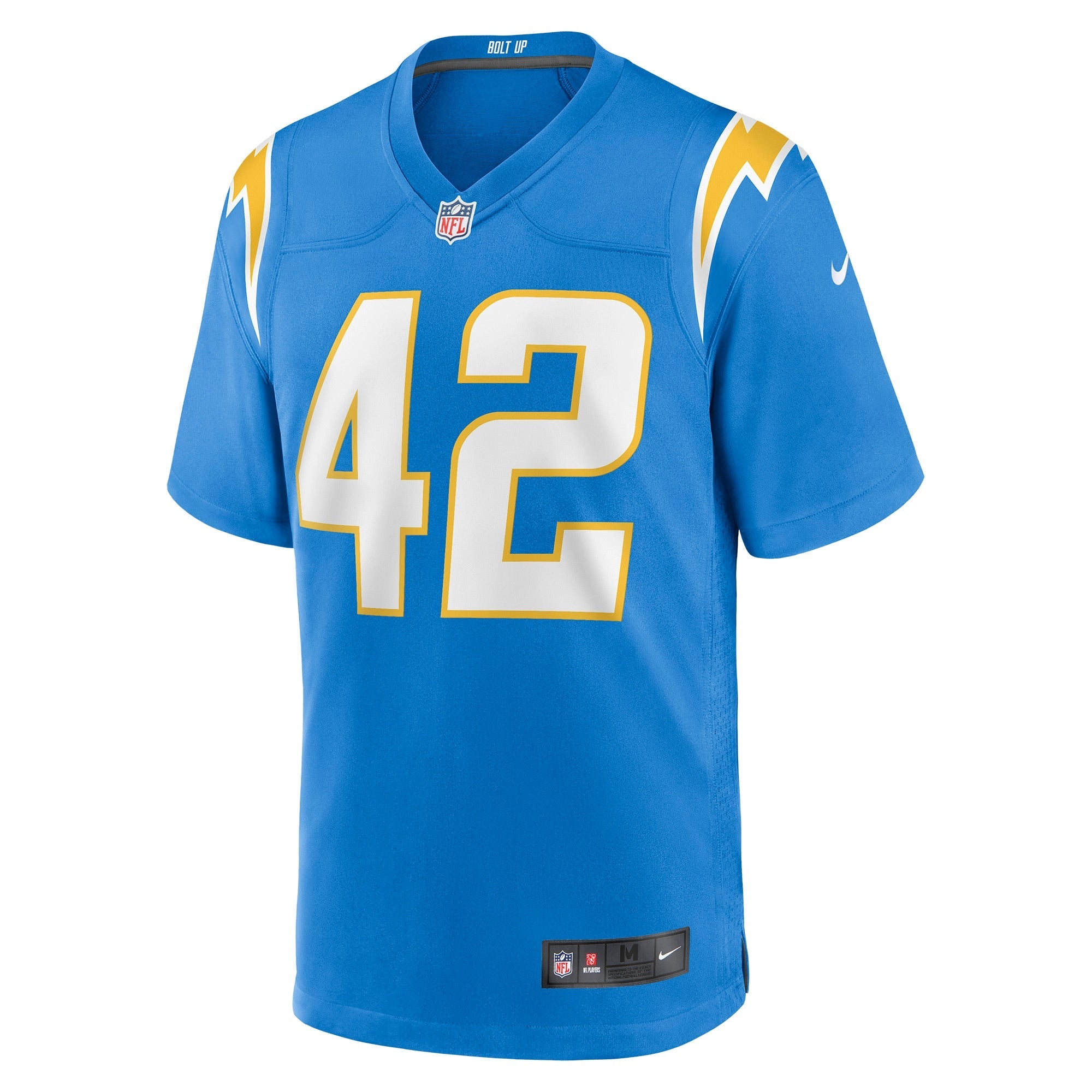 Men's Nike Troy Reeder Powder Blue Los Angeles Chargers Game Jersey