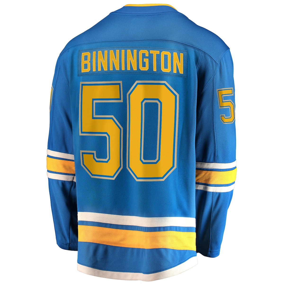 Men's Jordan Binnington Fanatics Blues Breakaway Jersey - Blue