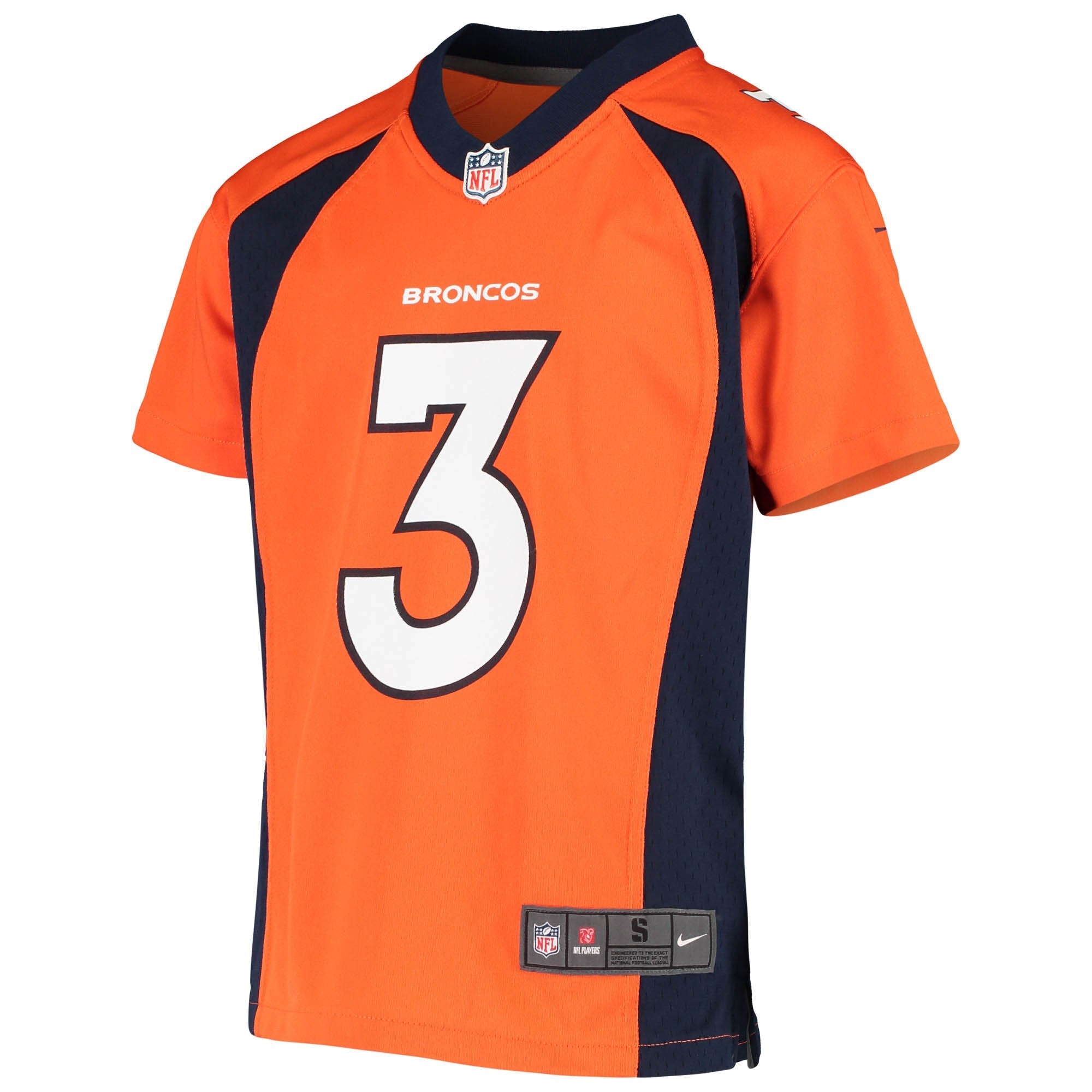 Youth Nike Drew Lock Orange Denver Broncos Player Game Jersey
