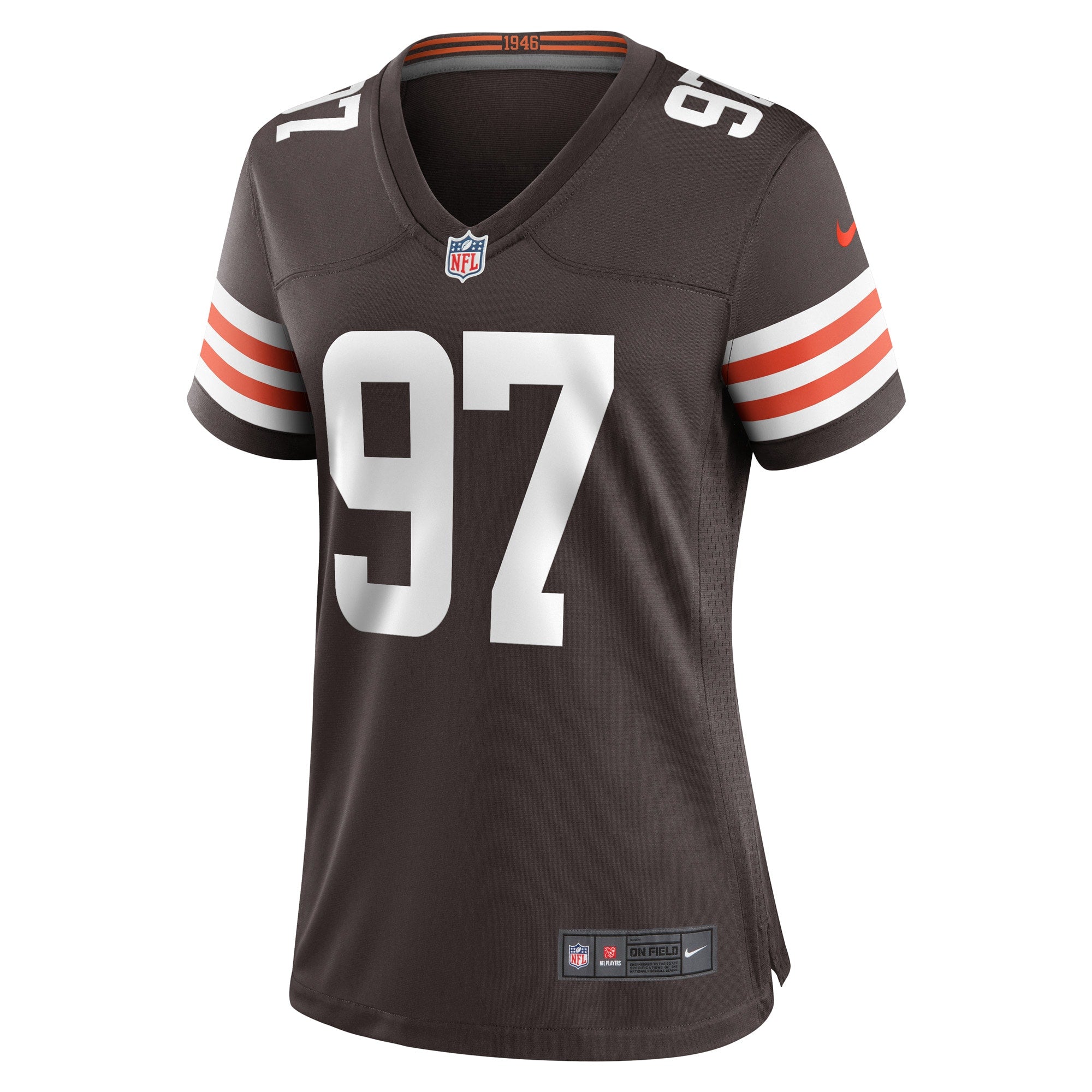 Women's Nike Perrion Winfrey Brown Cleveland Browns Game Player Jersey