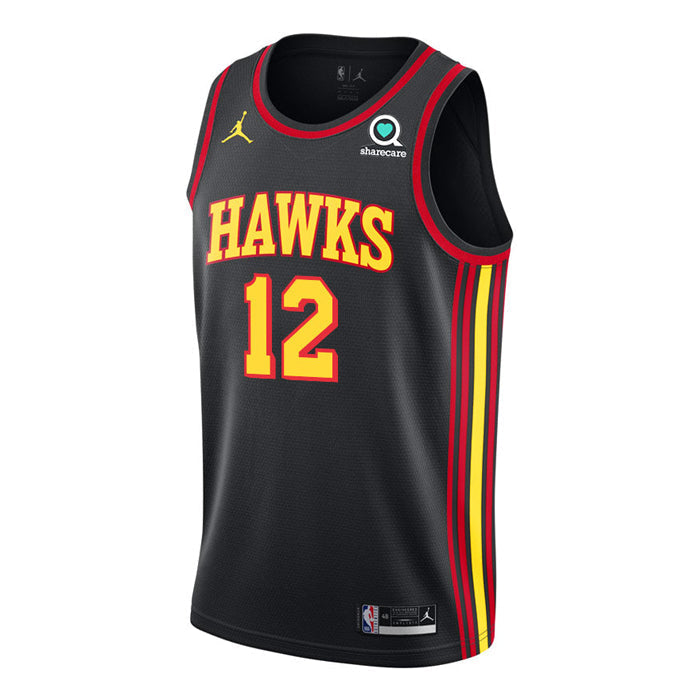 Men's Atlanta Hawks De'Andre Hunter Statement Edition Jersey - Black