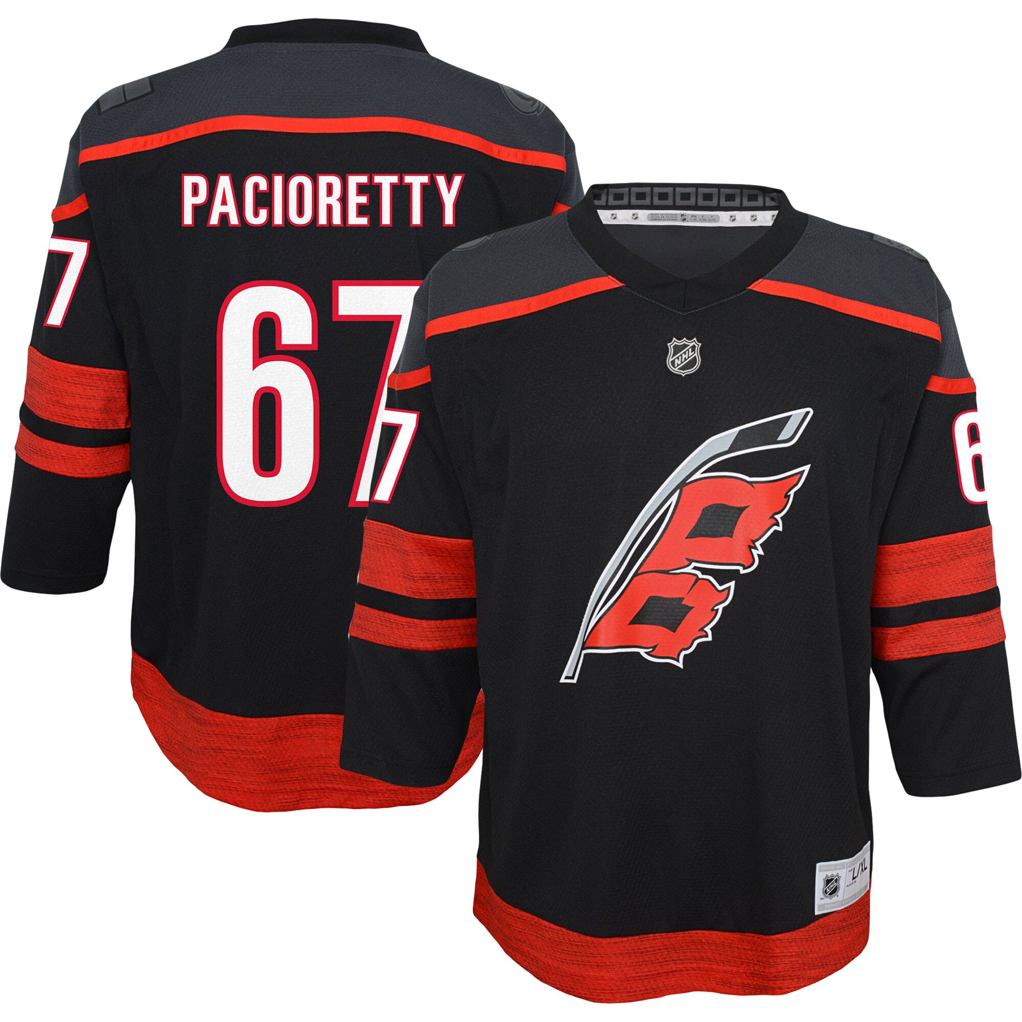 Max Pacioretty Carolina Hurricanes Youth Replica Player Jersey - Black