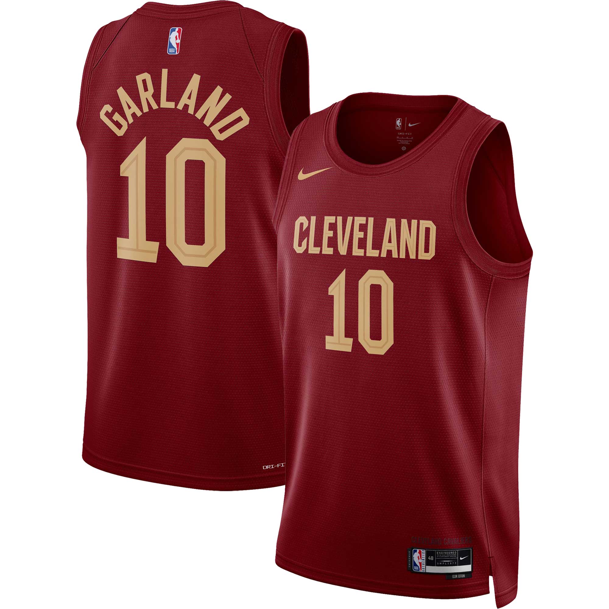 Darius Garland Cleveland Cavaliers Nike Unisex Swingman Jersey - Association Edition - Burgundy