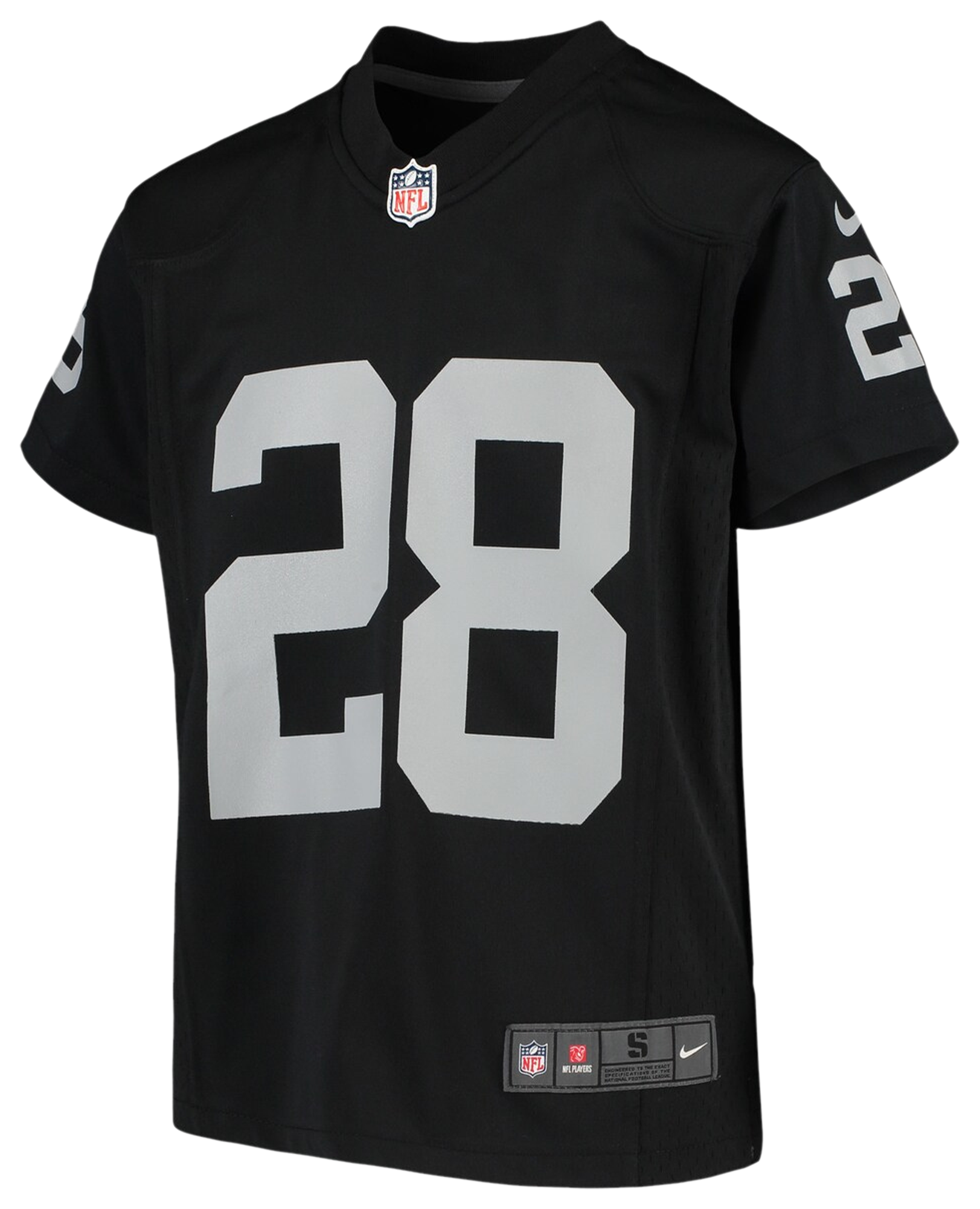 Boys' Grade School Jacobs Josh Nike Raiders Game Jersey - Black