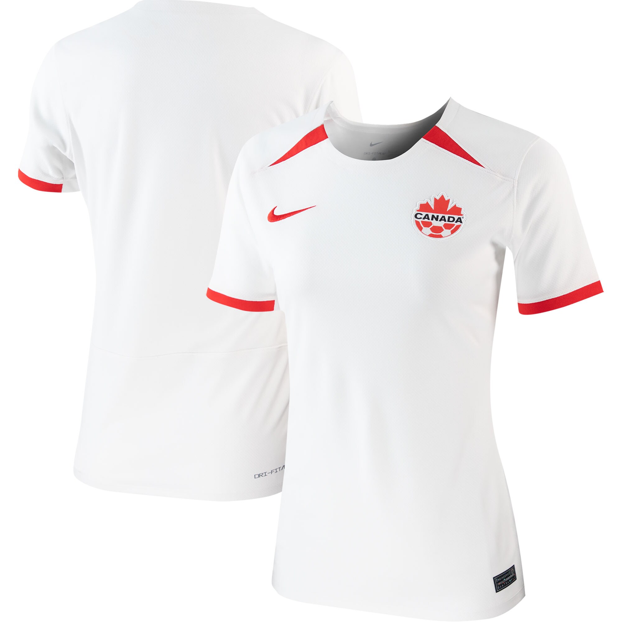 Canada Women's National Team Nike Women's 2023 Away Replica Jersey - White