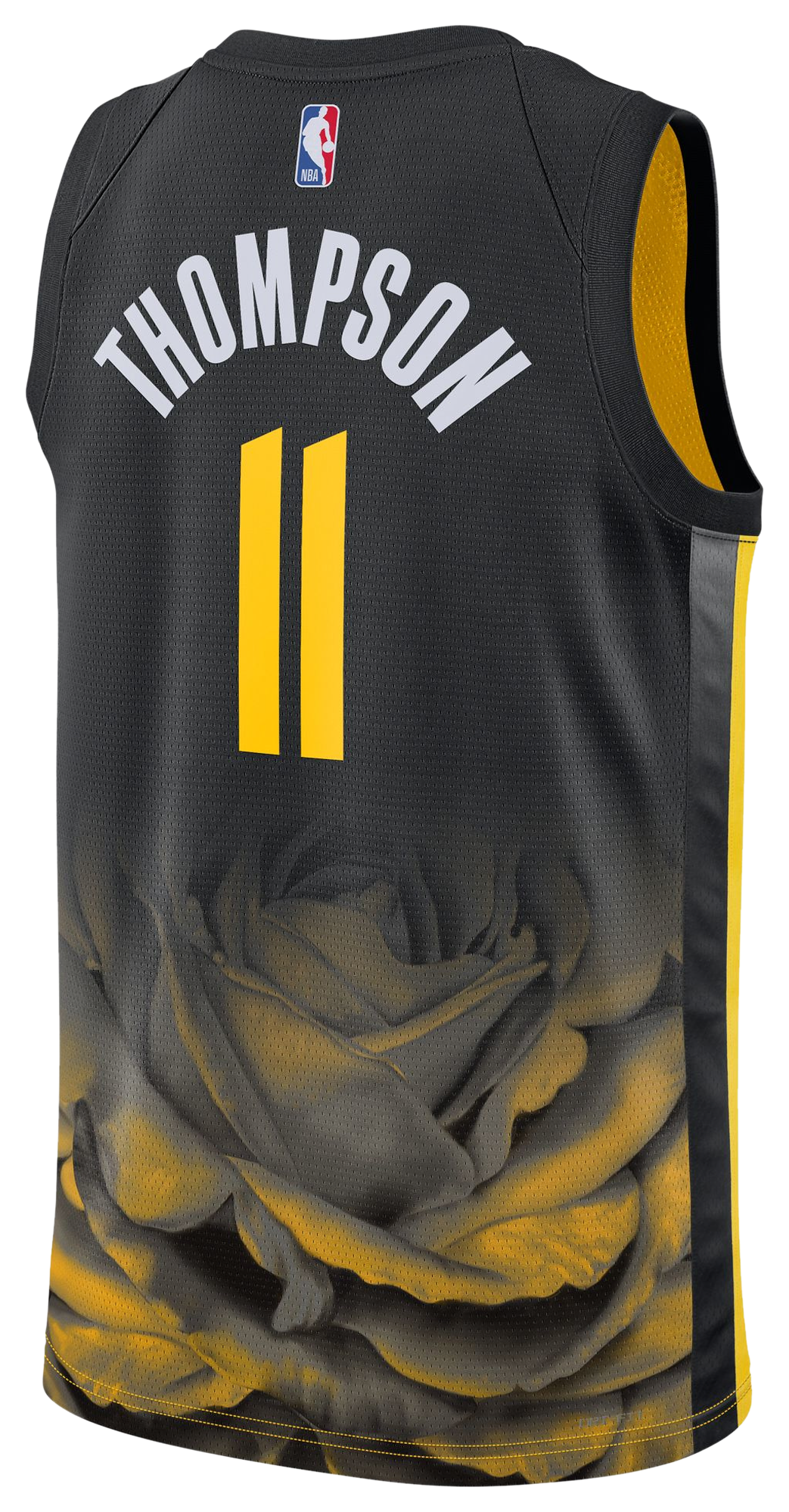 Men's Thompson Klay Nike Warriors Swingman Jersey - Black