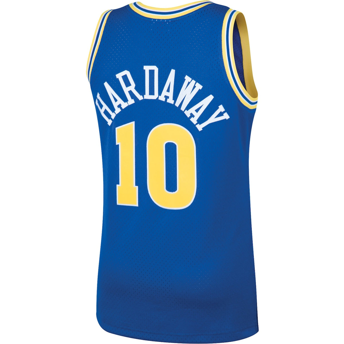 Men's Tim Hardaway Mitchell & Ness Warriors Swingman Jersey - Blue