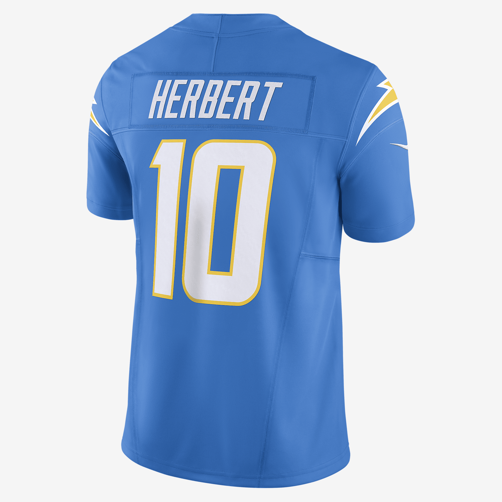 Justin Herbert Los Angeles Chargers Men's Nike Dri-FIT NFL Limited Football Jersey - Powder Blue