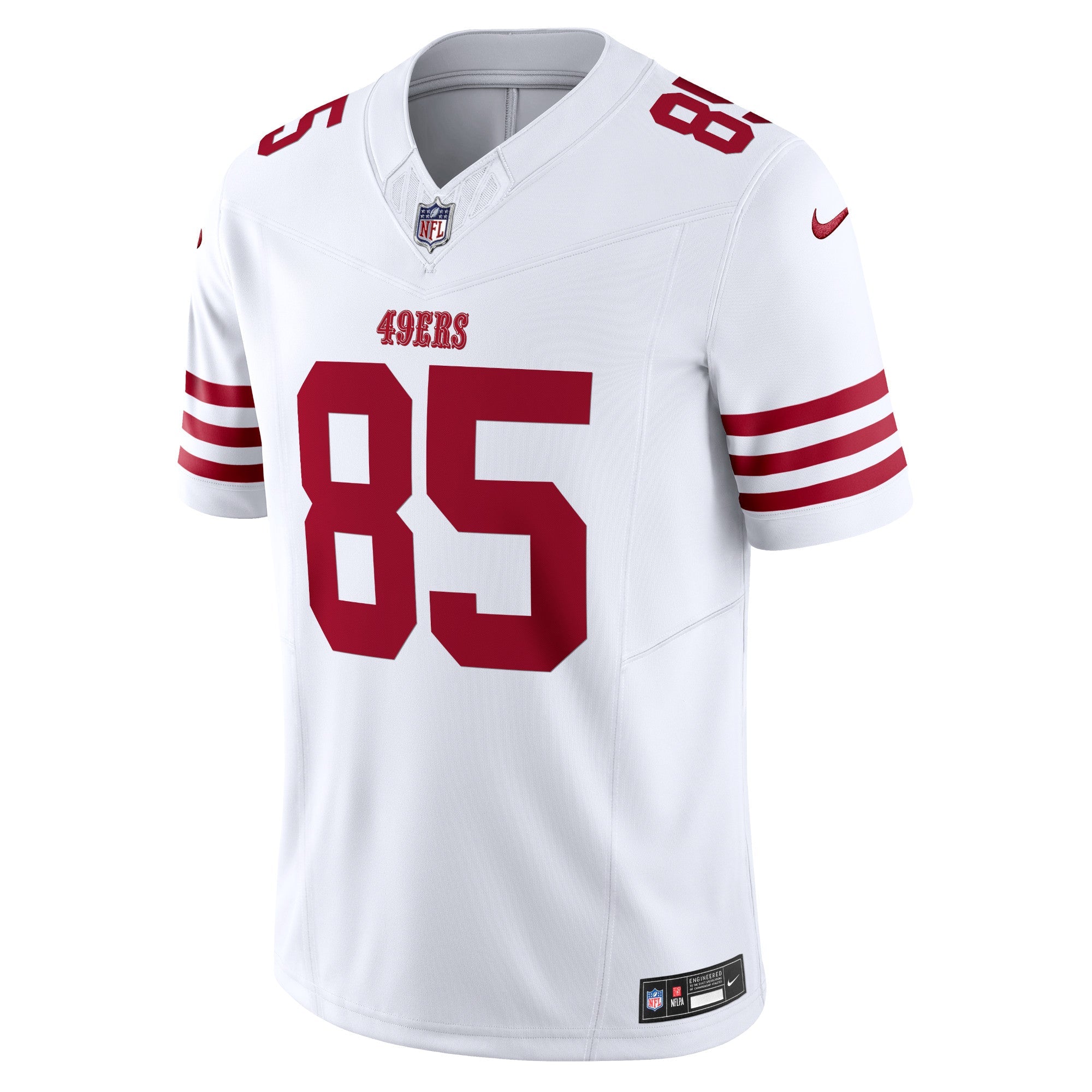 Men's Nike George Kittle White San Francisco 49ers  Vapor F.U.S.E. Limited Jersey