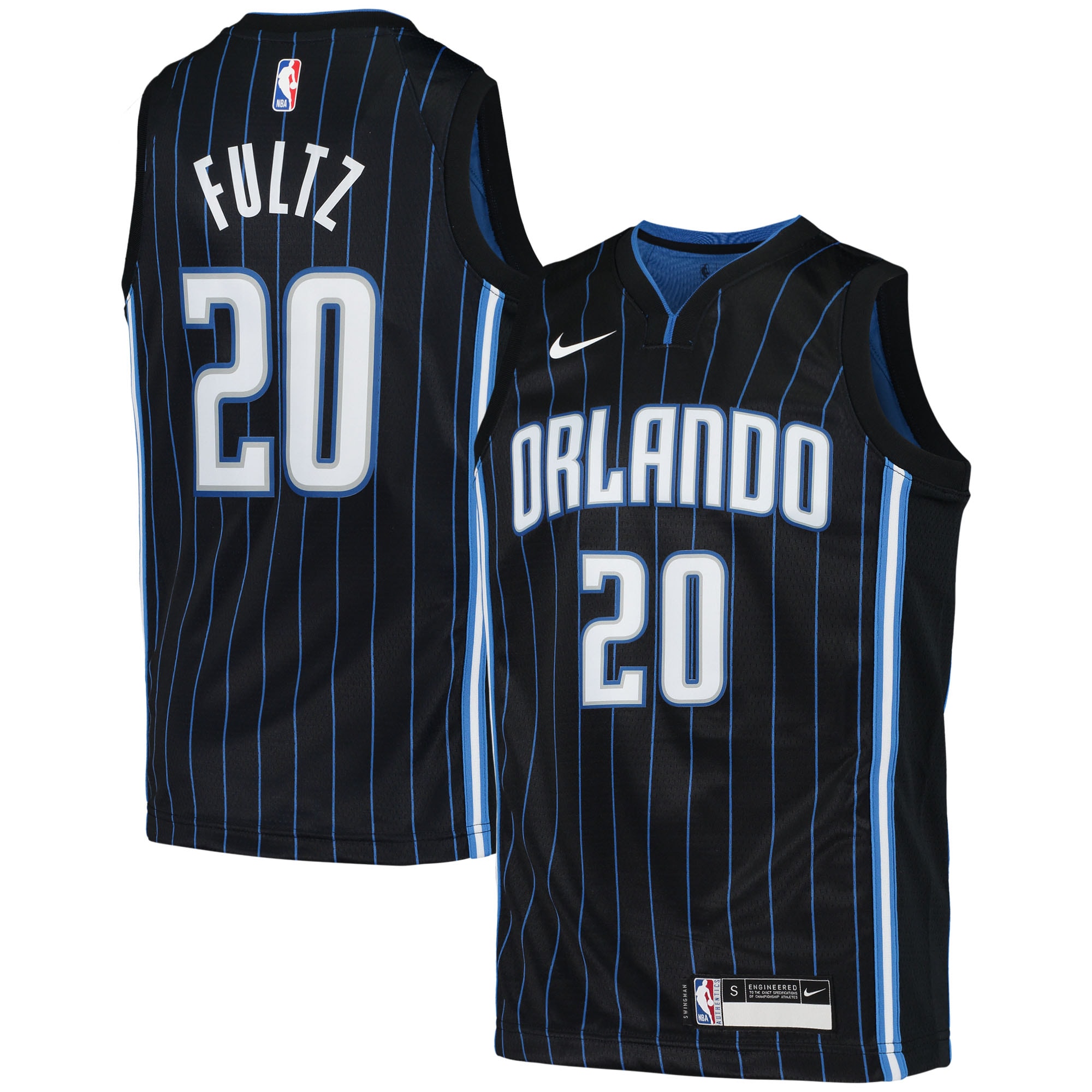 Markelle Fultz Orlando Magic Nike Youth 2020/21 Swingman Jersey - Icon Edition - Black