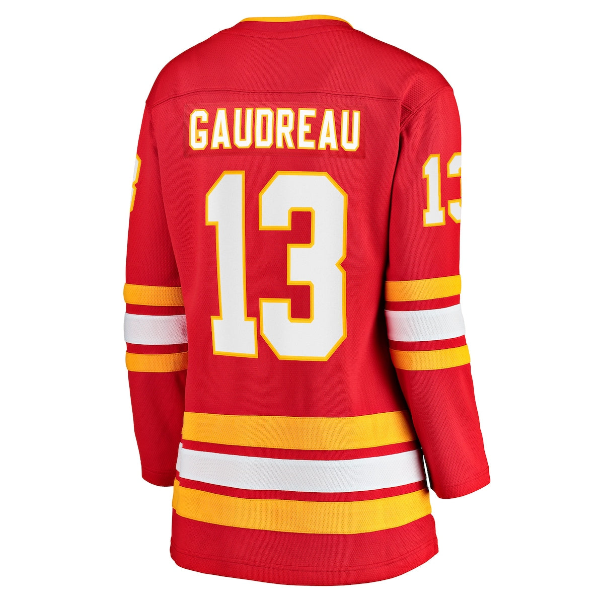Women's Johnny Gaudreau Fanatics Flames Home Breakaway Jersey - Red