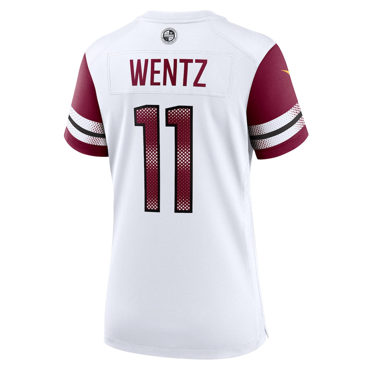 Women's Carson Wentz Nike Commanders Alternate Game Jersey - White