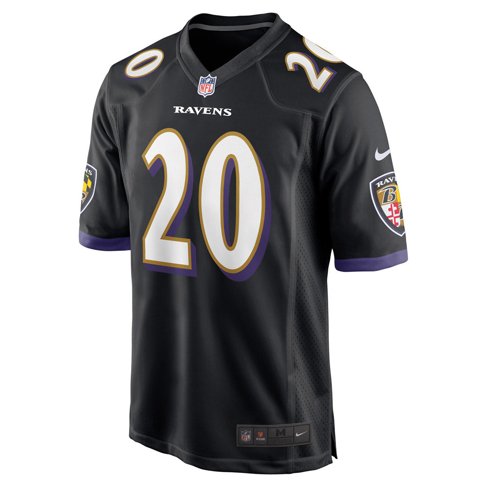 Men's Baltimore Ravens Ed Reed Retired Player Jersey Black