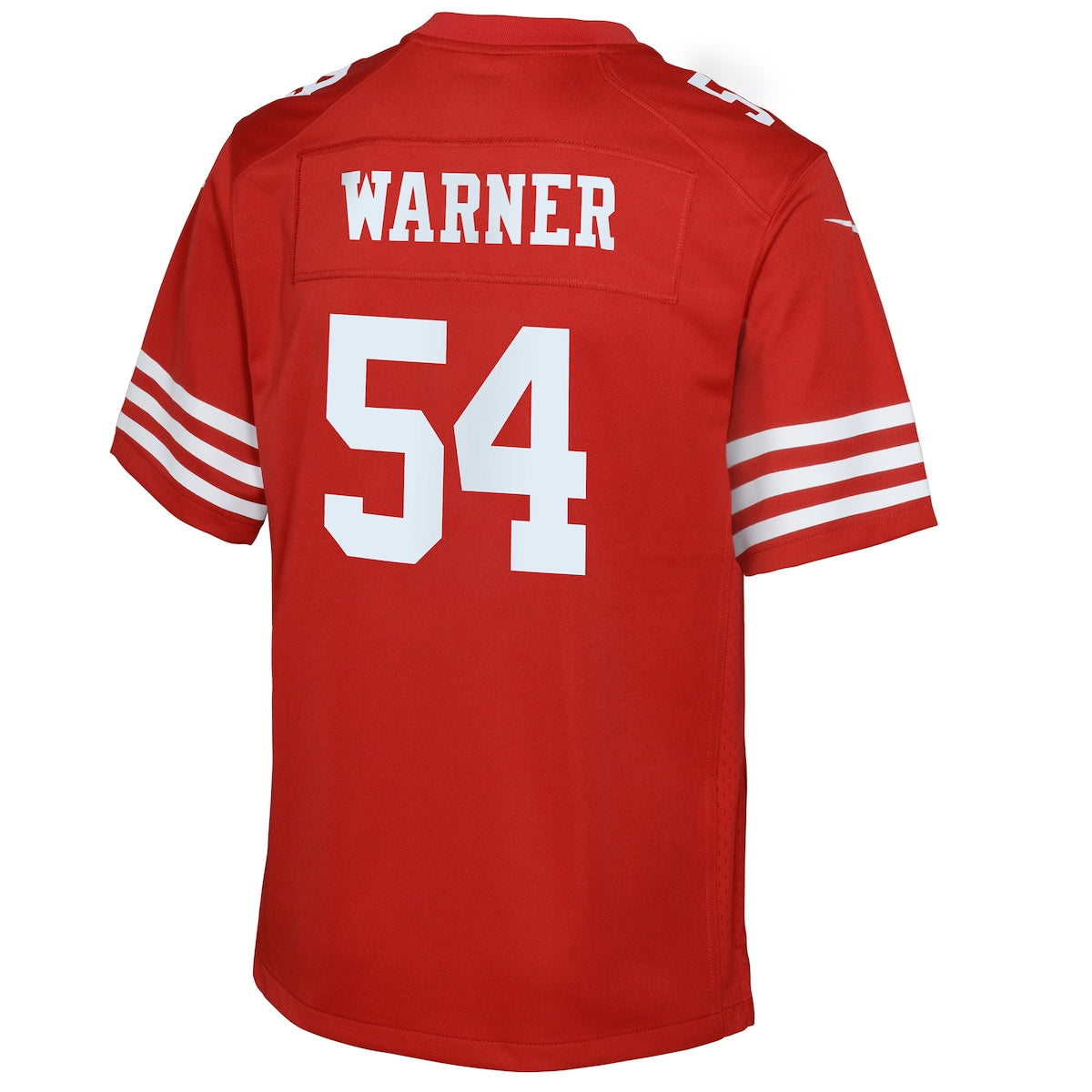 Boys' Grade School Fred Warner Nike 49ers Game Jersey - Red