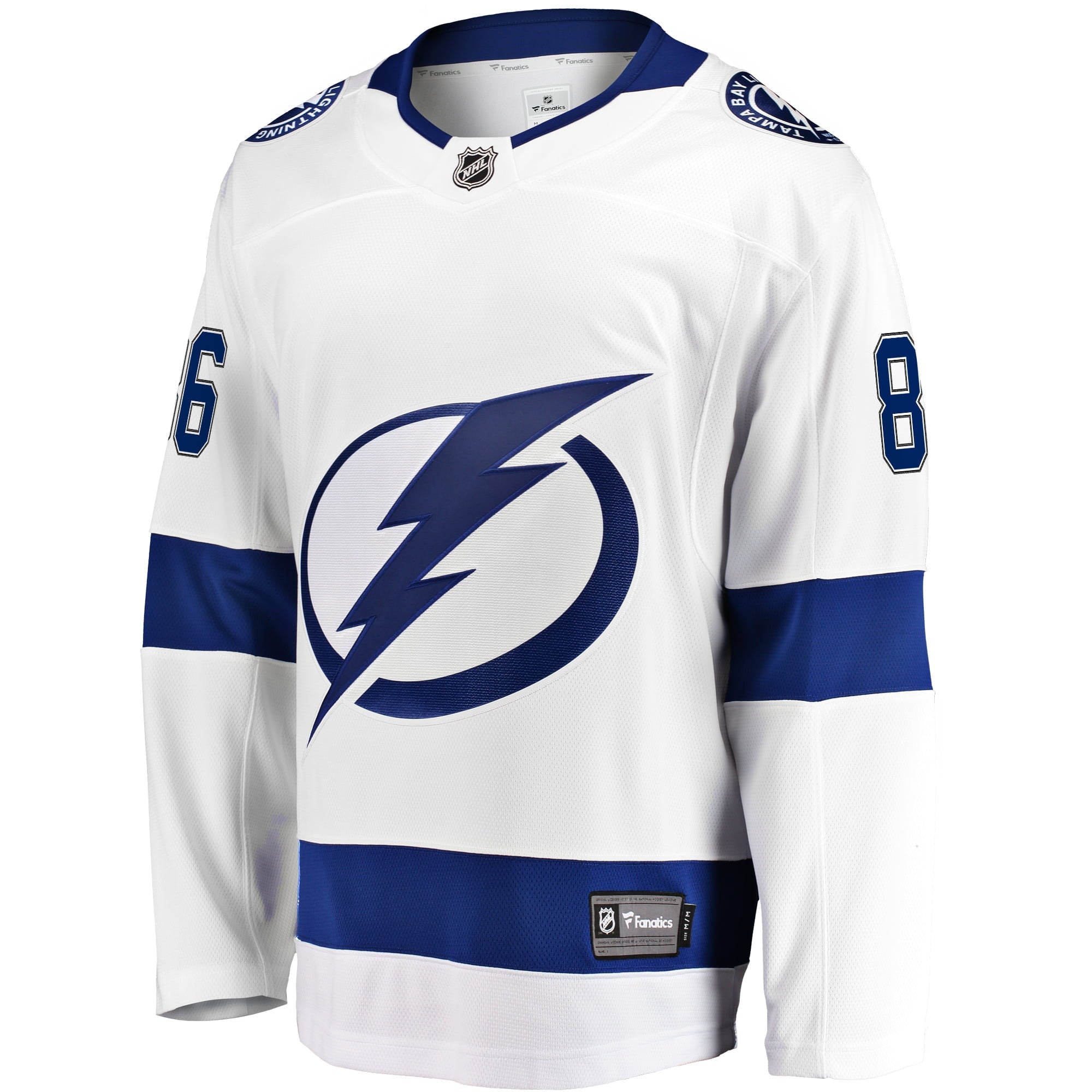 Men's Fanatics Branded Nikita Kucherov White Tampa Bay Lightning Away Premier Breakaway Player Jersey