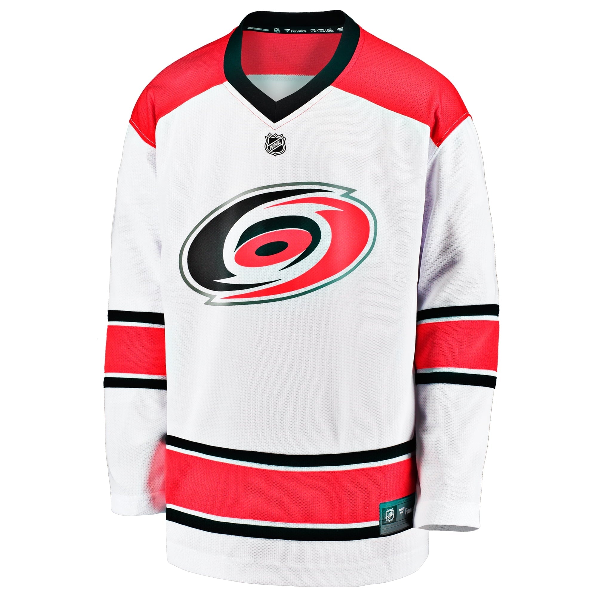 Youth Fanatics Branded  White Carolina Hurricanes Breakaway Replica Away Jersey