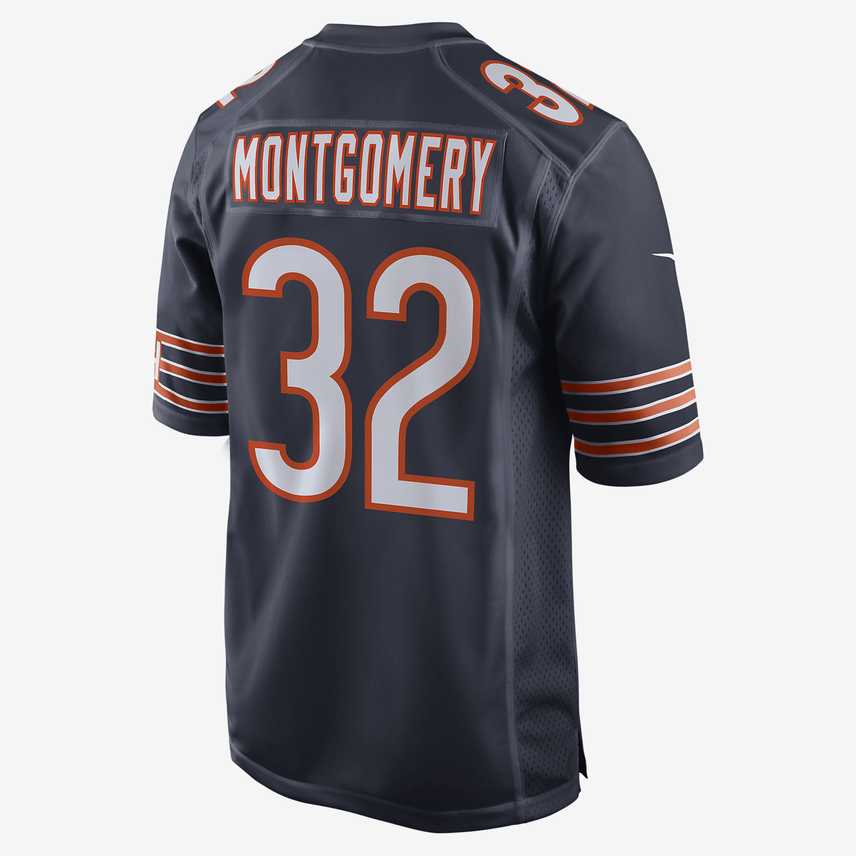 NFL Chicago Bears (David Montgomery) Men's Game Football Jersey - Marine