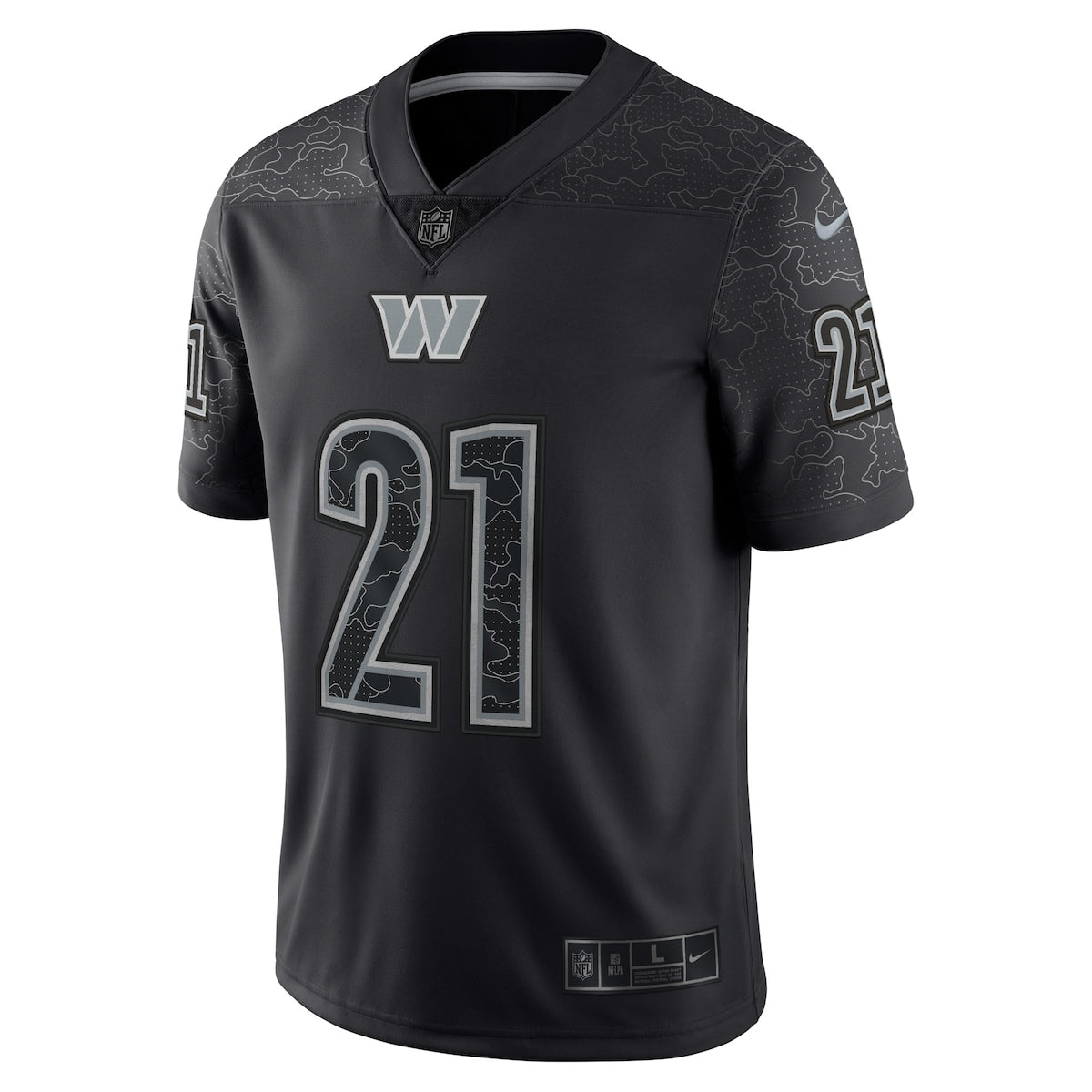 Men's Sean Taylor Nike Commanders Retired RFLCTV Limited Jersey - Black
