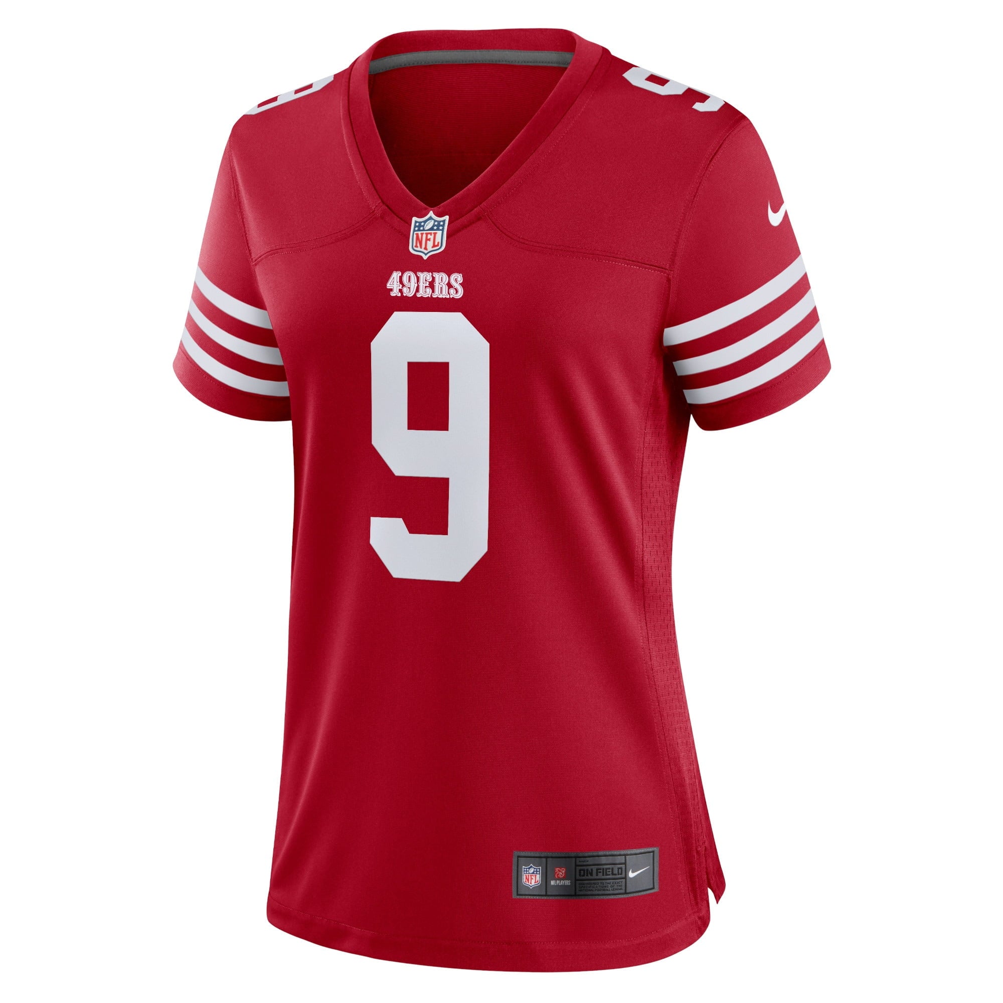 Women's Nike Jacob Eason Scarlet San Francisco 49ers Home Game Player Jersey