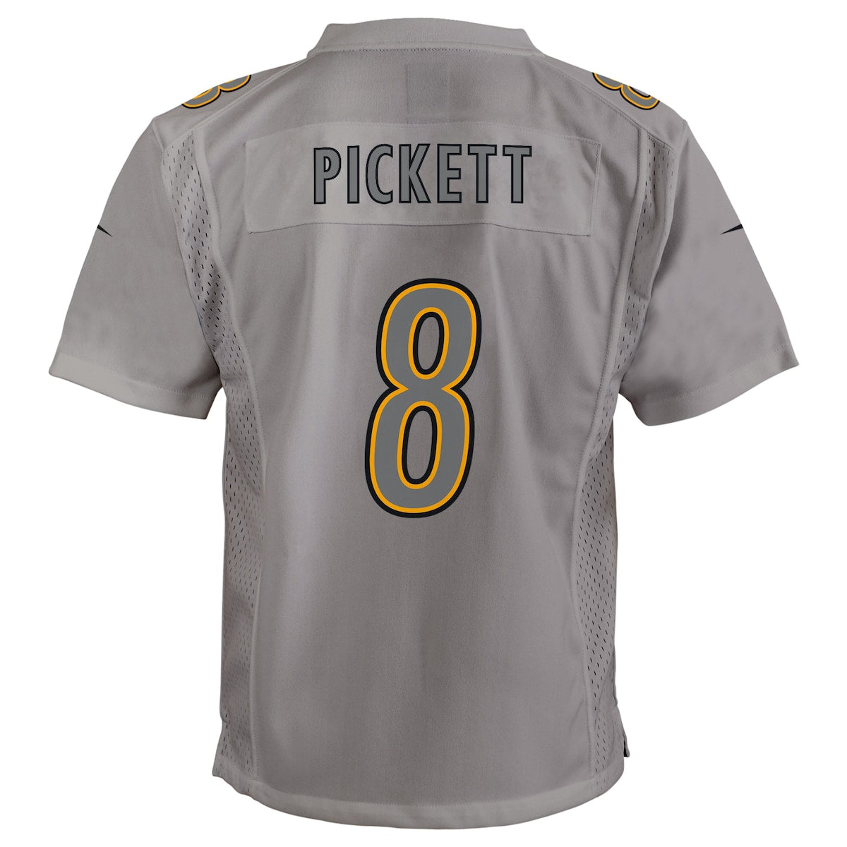 Boys' Grade School Kenny Pickett Nike Steelers Atmosphere Game Jersey - Grey